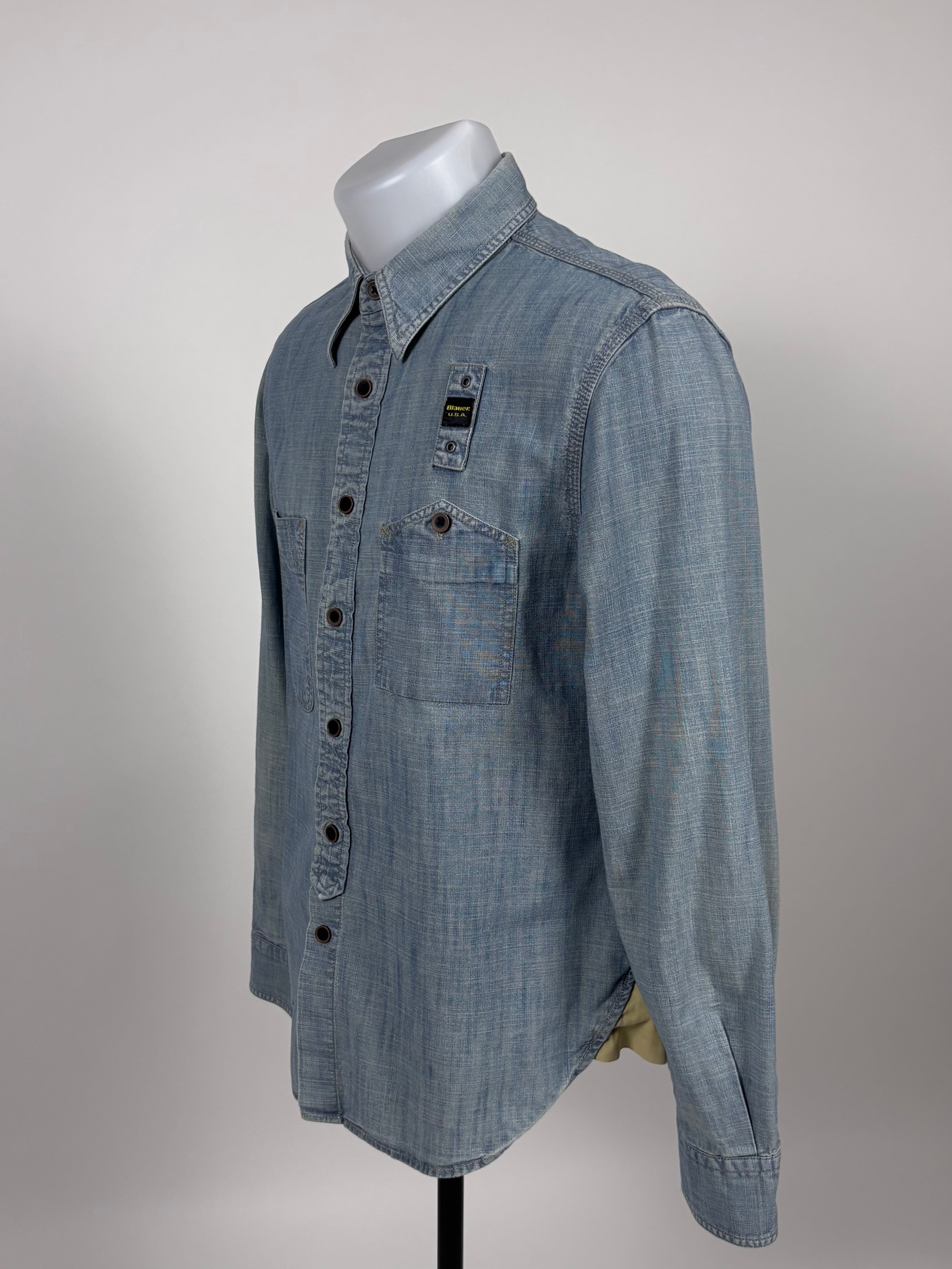 Camicia in Denim Leggero Blauer USA – Taglia M