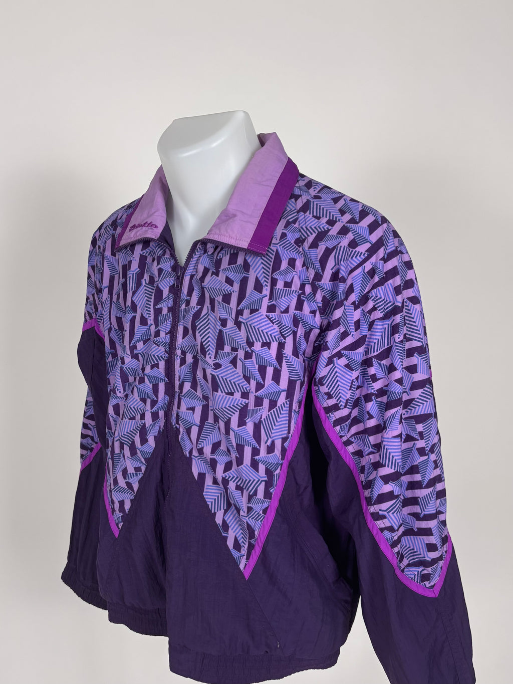 Giacca Vintage Lotto Anni '90 Viola - Taglia M