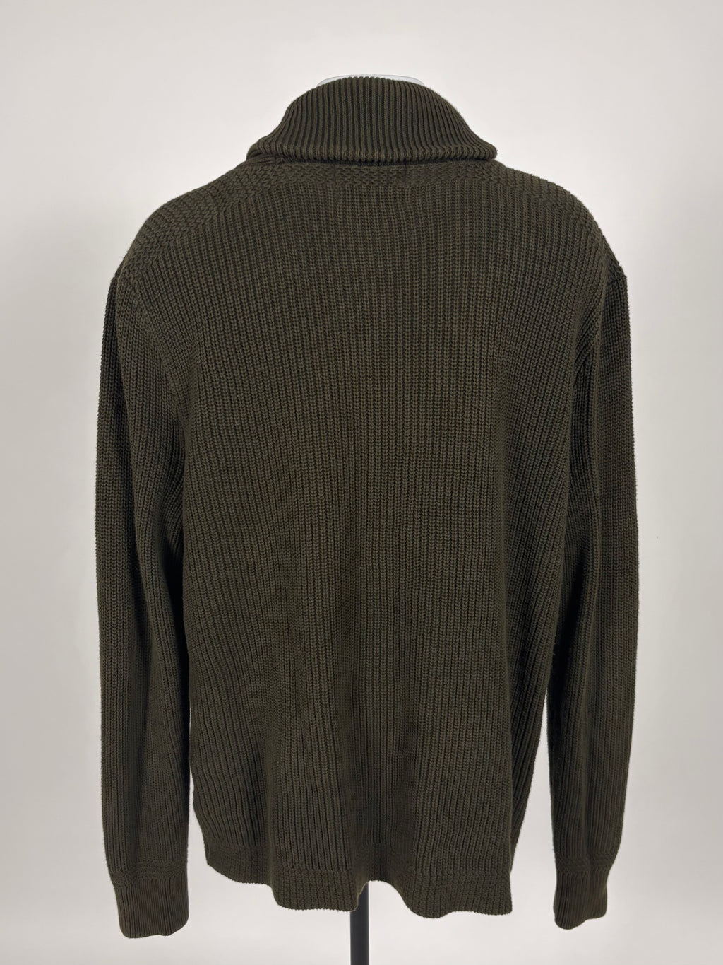 Cardigan Polo Ralph Lauren Vintage primi anni ‘00 Verde Militare – Taglia XL
