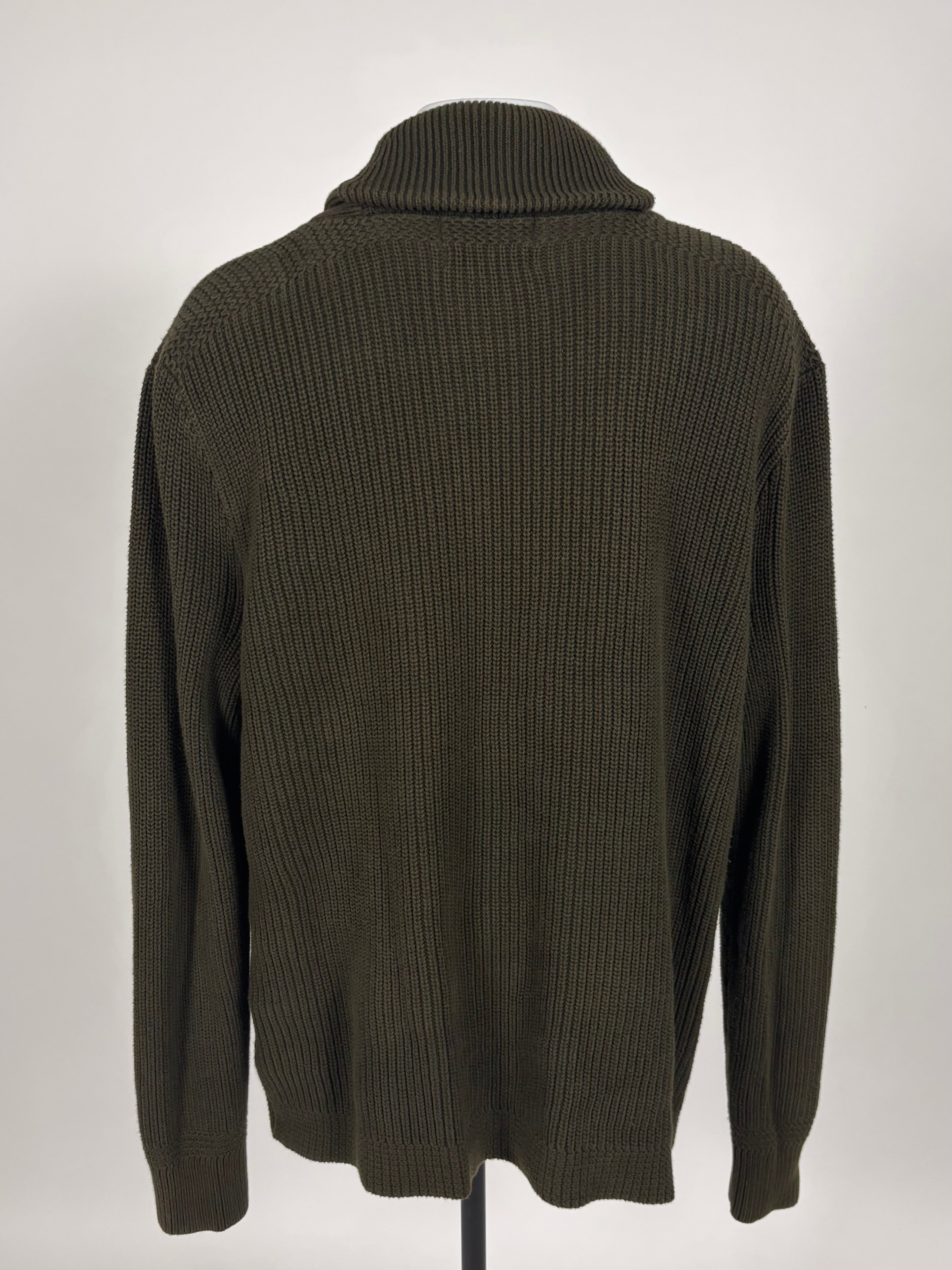 Cardigan Polo Ralph Lauren Vintage primi anni ‘00 Verde Militare – Taglia XL