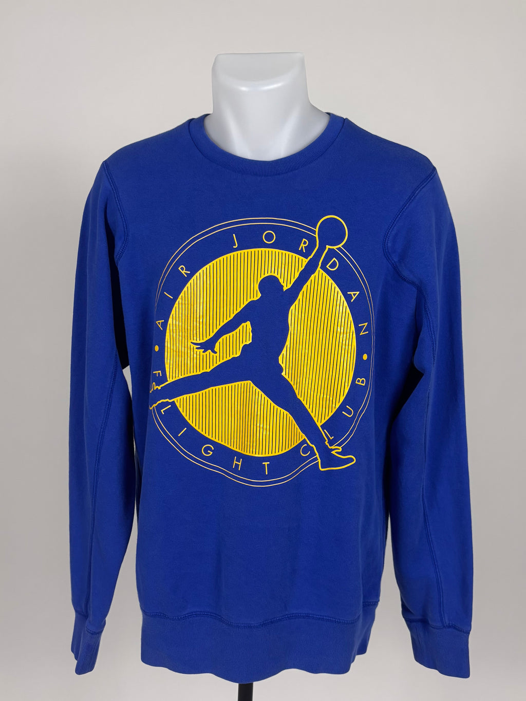 Felpa Air Jordan primi anni ‘10 Blu e Giallo - Taglia L