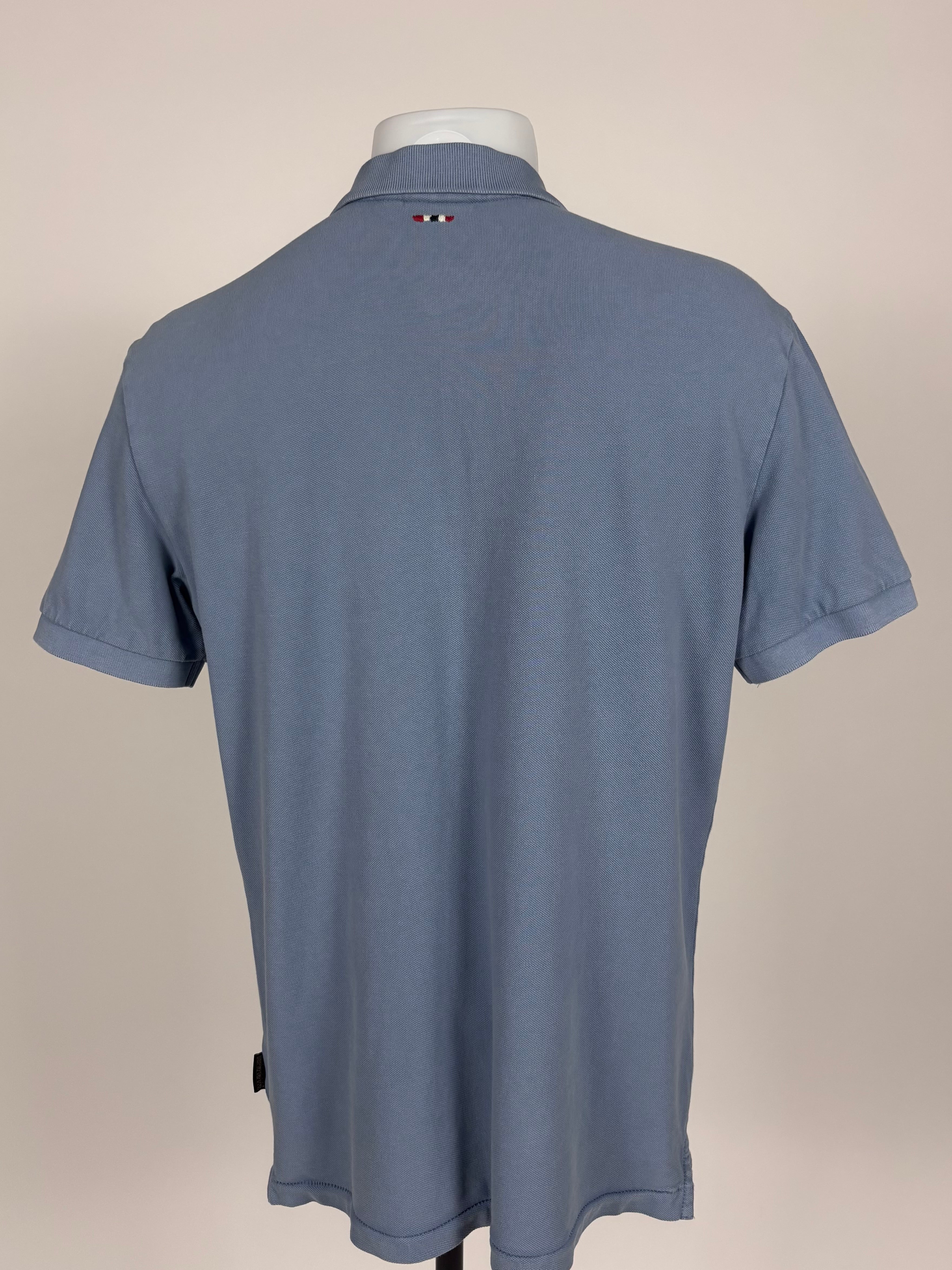 Polo Napapijri azzurra - Taglia M