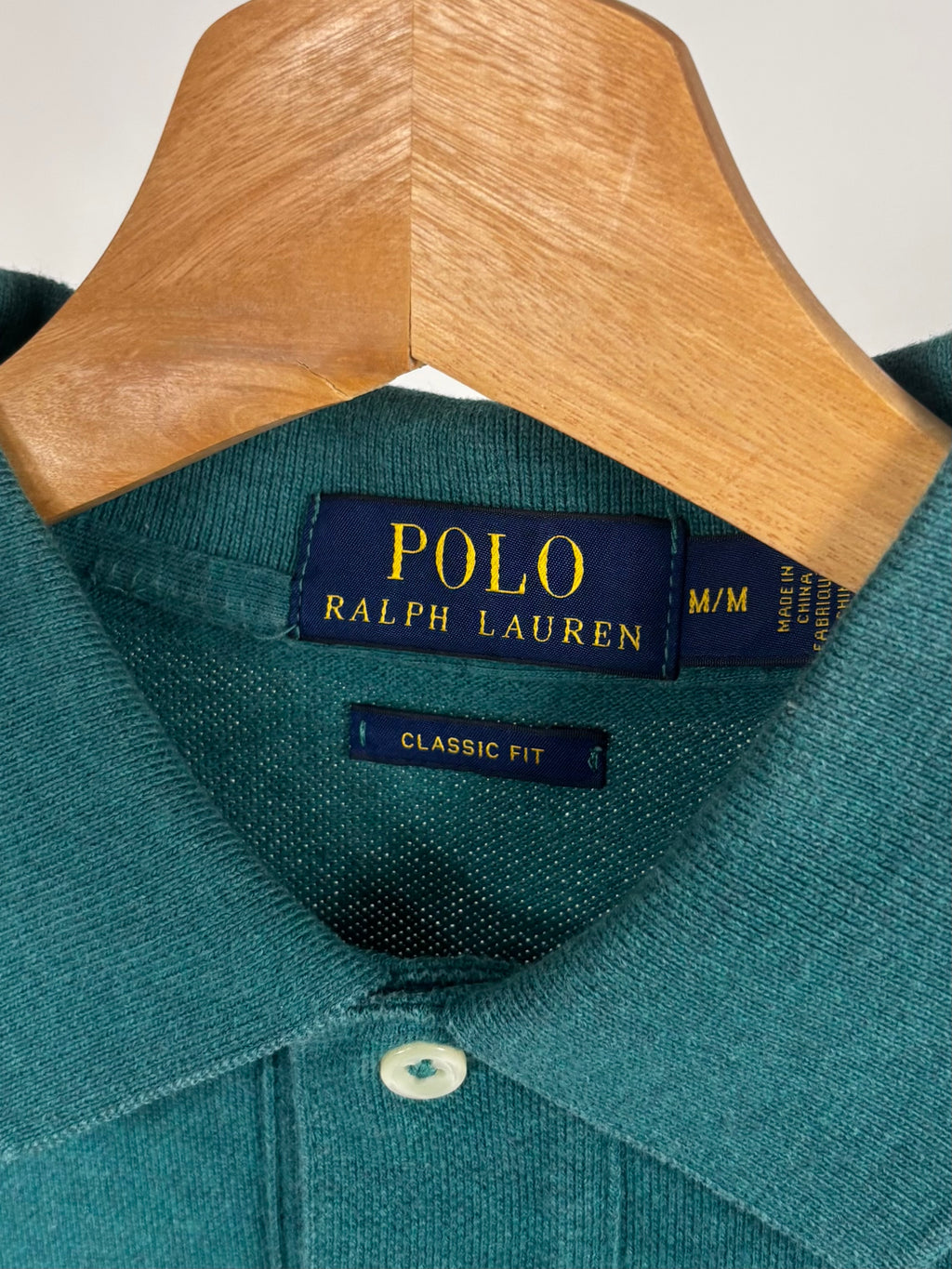 Polo Ralph Lauren verde smeraldo Classic Fit - Taglia M
