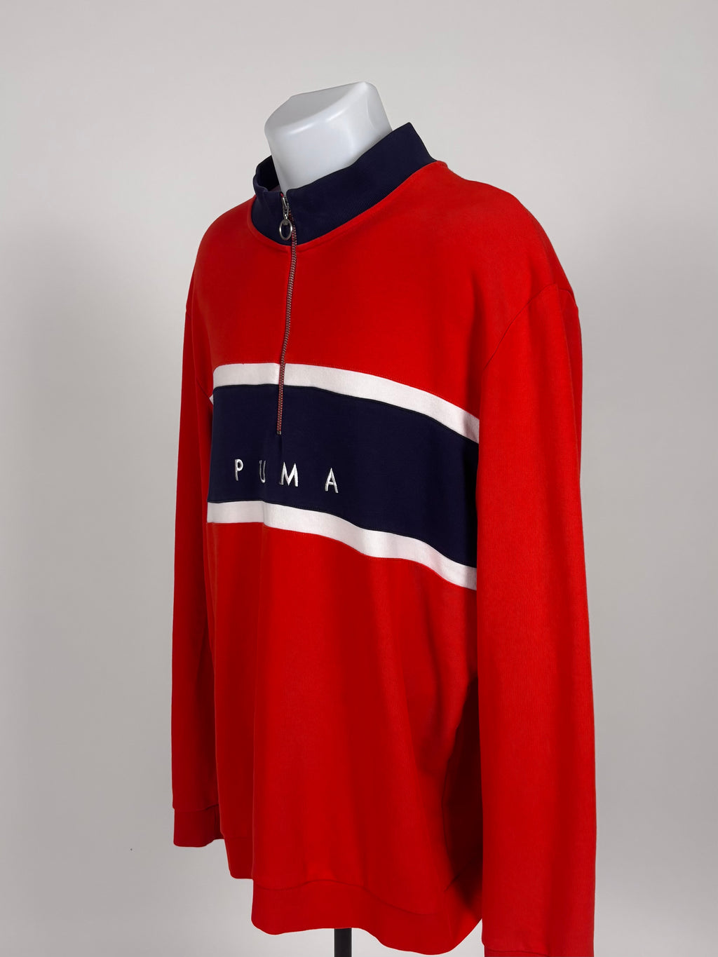 Felpa PUMA Rosso/Blu Scuro - Taglia XXL