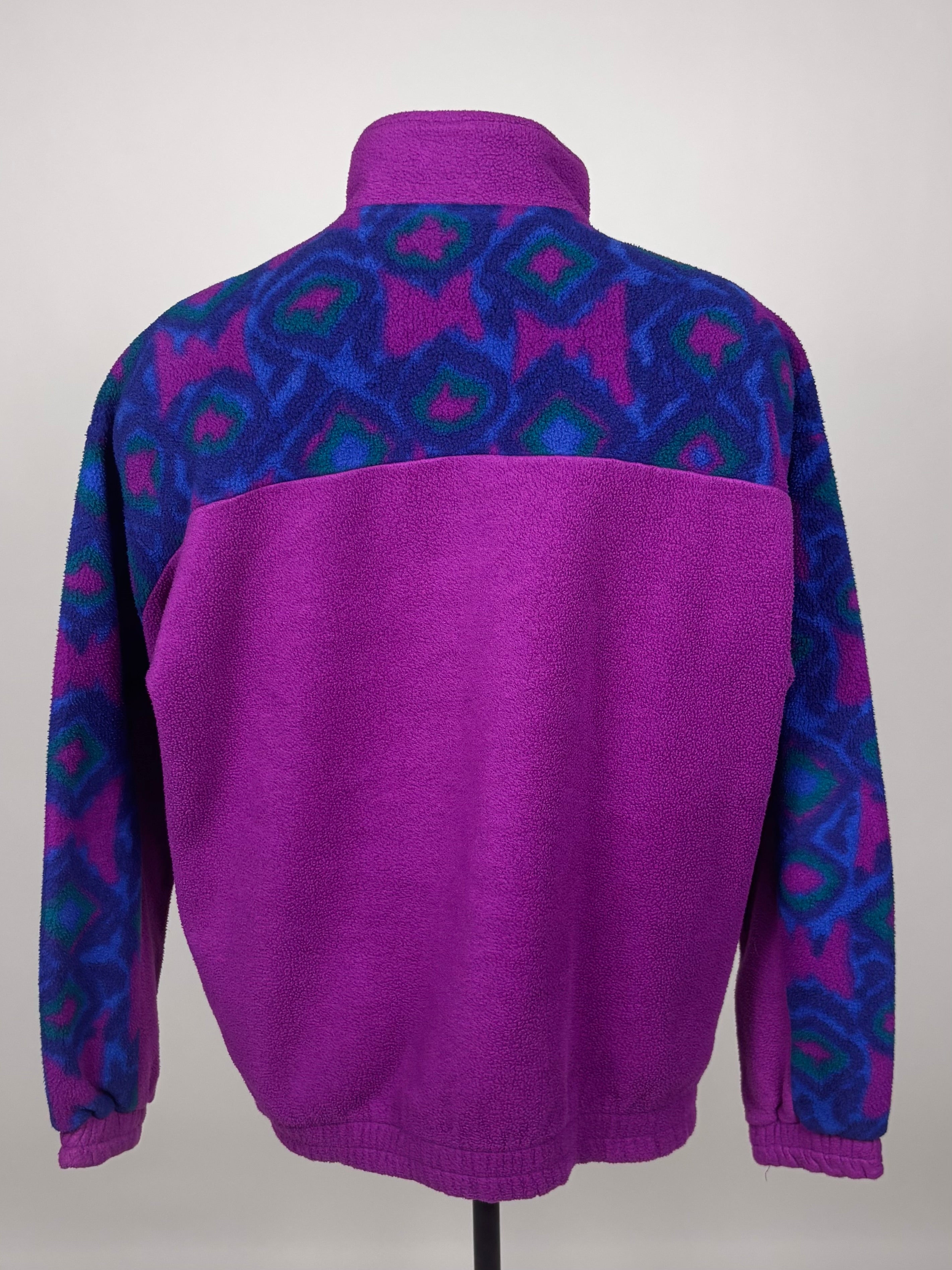 Fleece Vintage Fila Anni '90, Made in Italy - Taglia M
