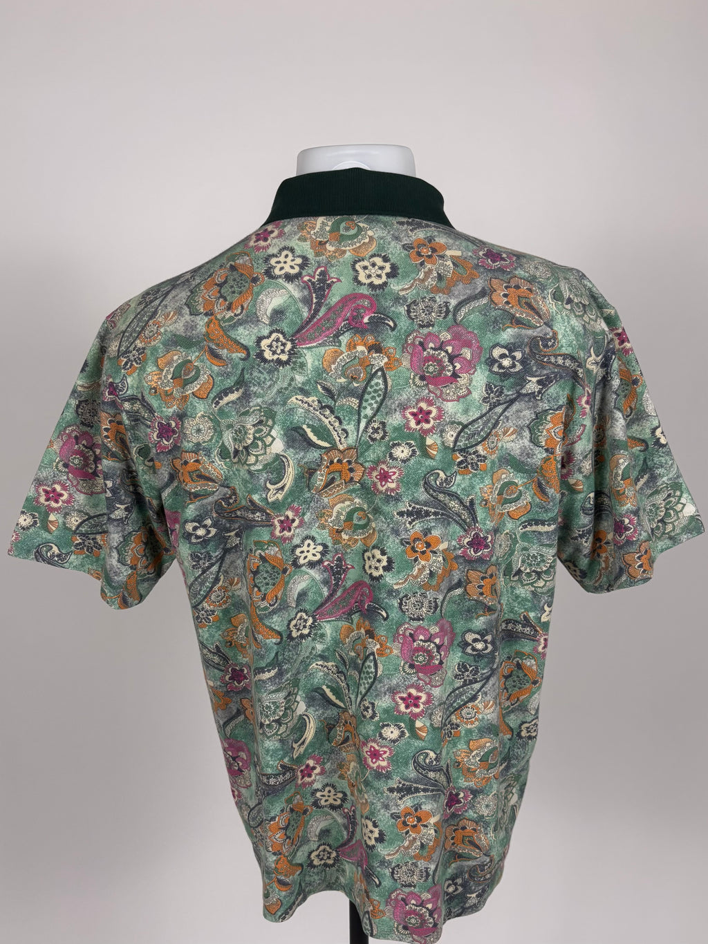 Polo Fila Vintage Fantasia Floreale Made in Italy - Taglia M