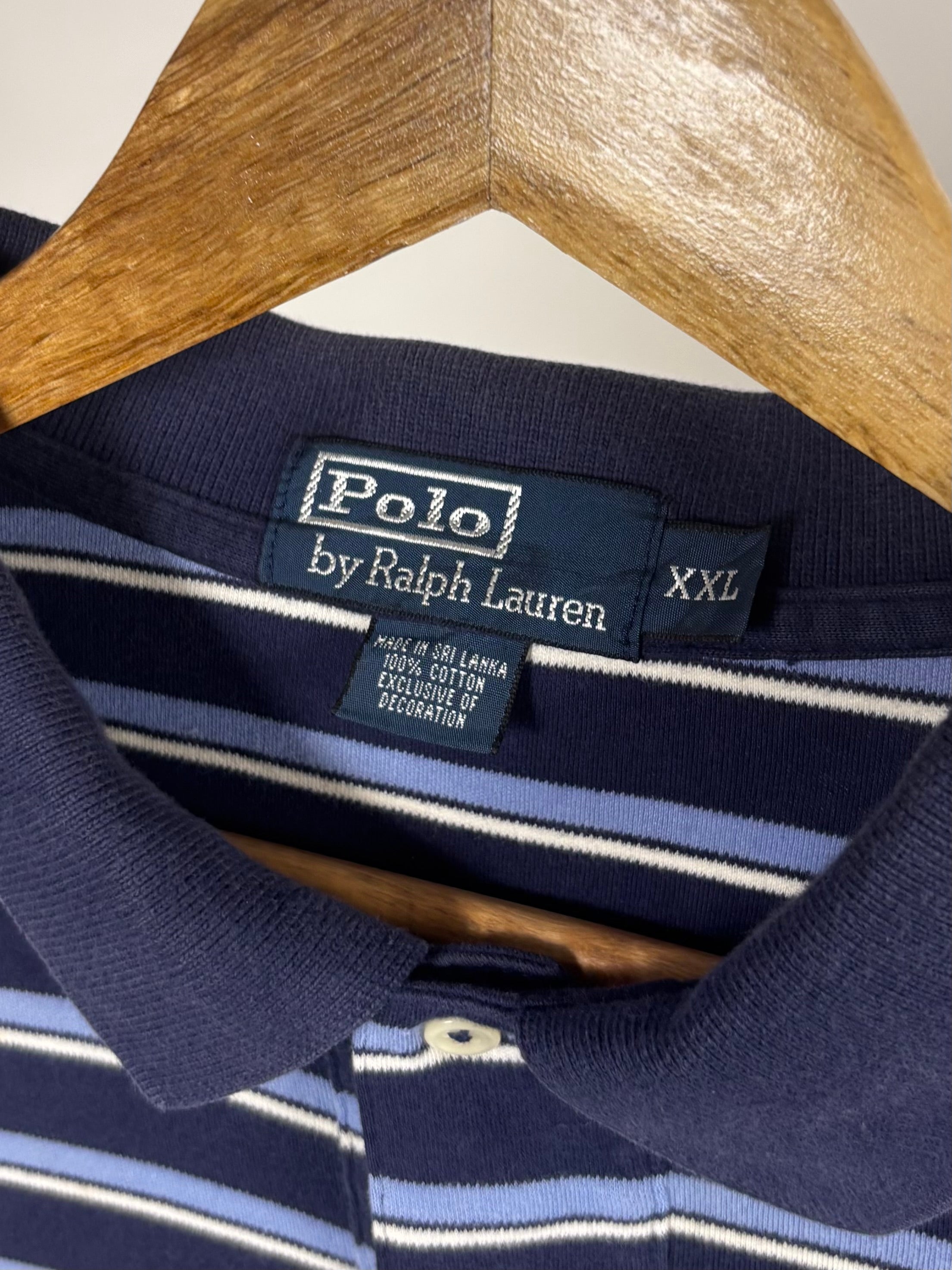 Polo Ralph Lauren Vintage a Righe - Taglia XXL