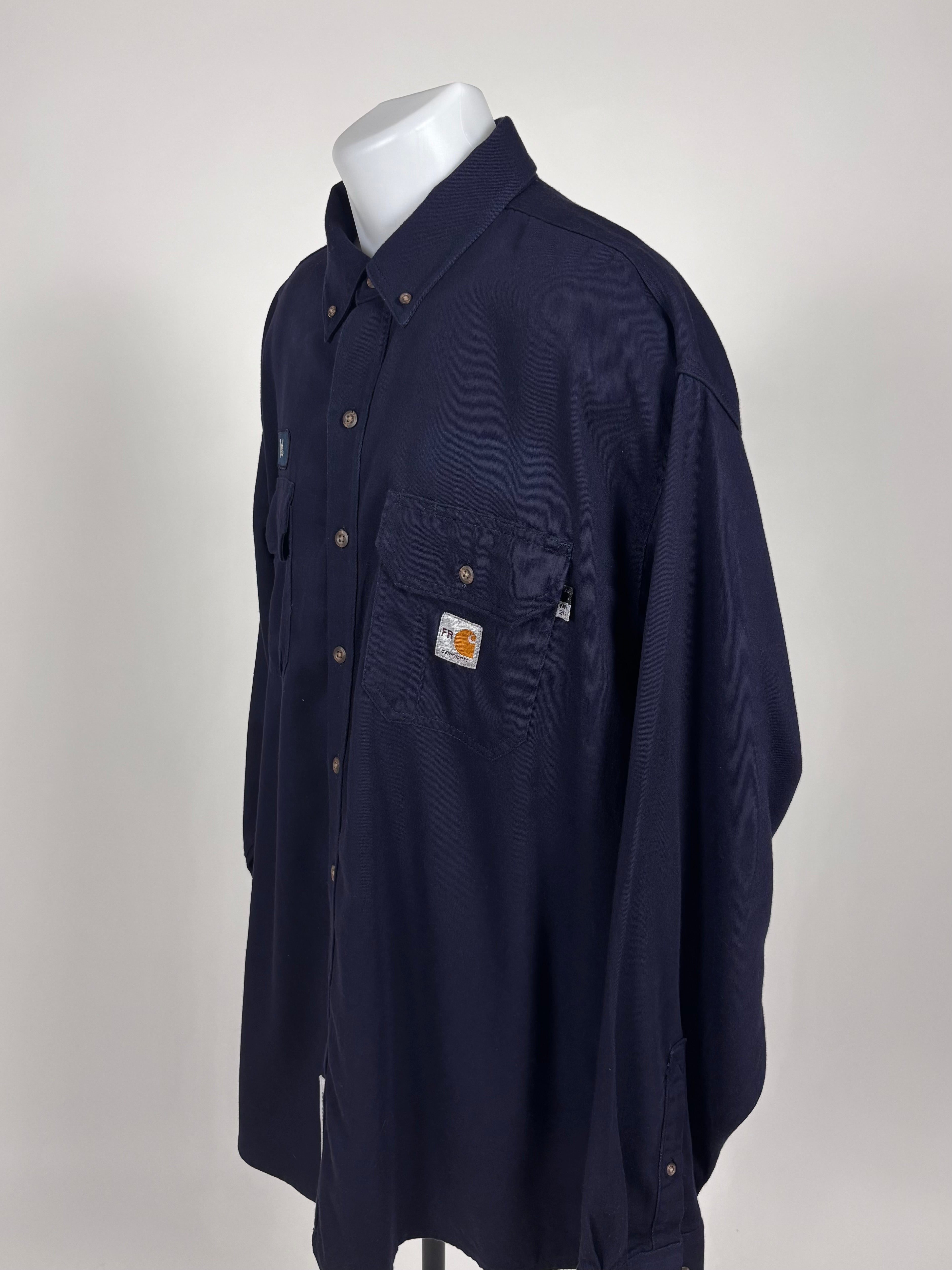 Camicia da Lavoro Carhartt Blu Navy - Taglia XL
