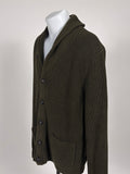 Cardigan Polo Ralph Lauren Vintage primi anni ‘00 Verde Militare – Taglia XL