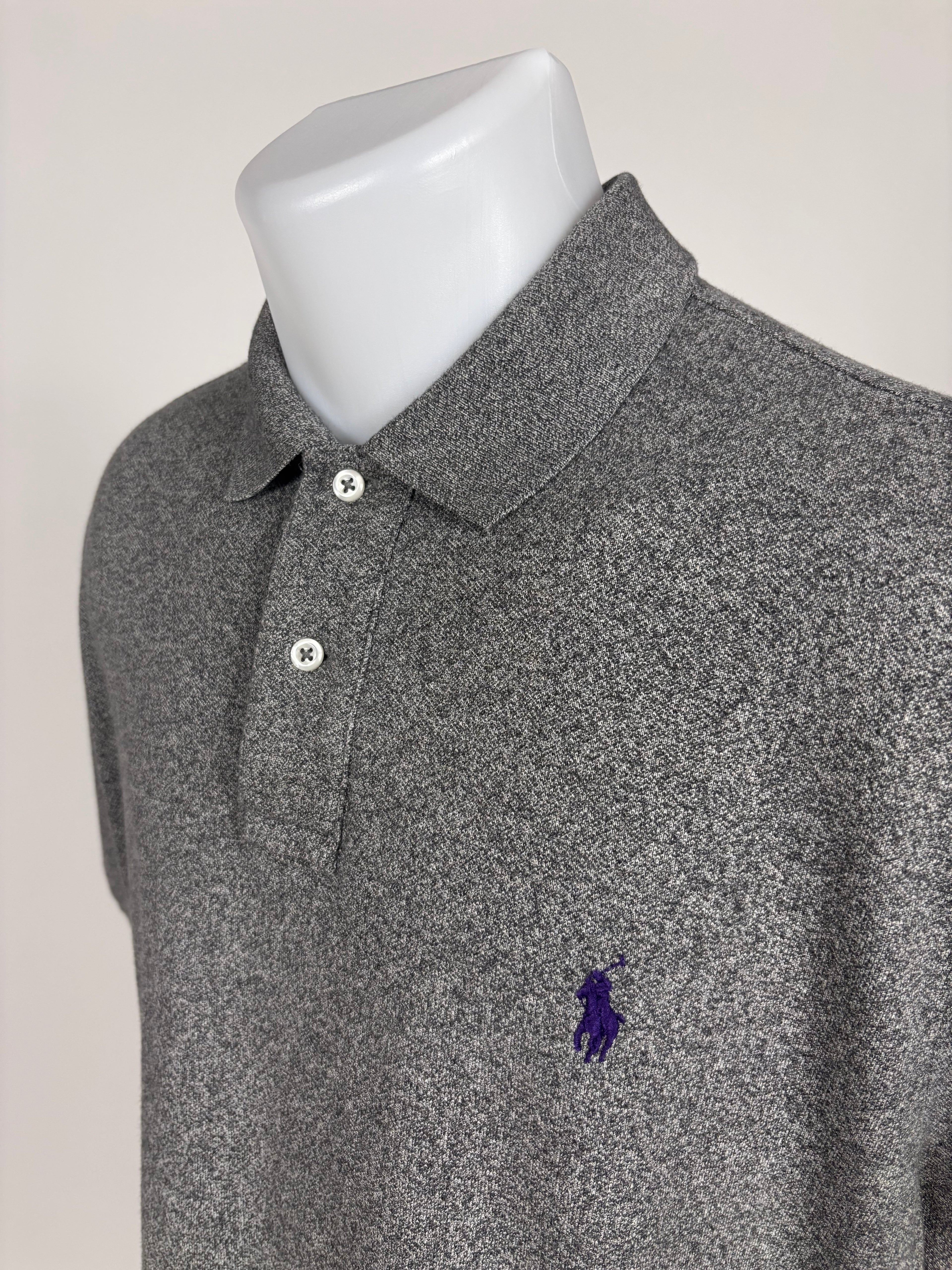 Polo Ralph Lauren Custom Fit grigia - Taglia XL