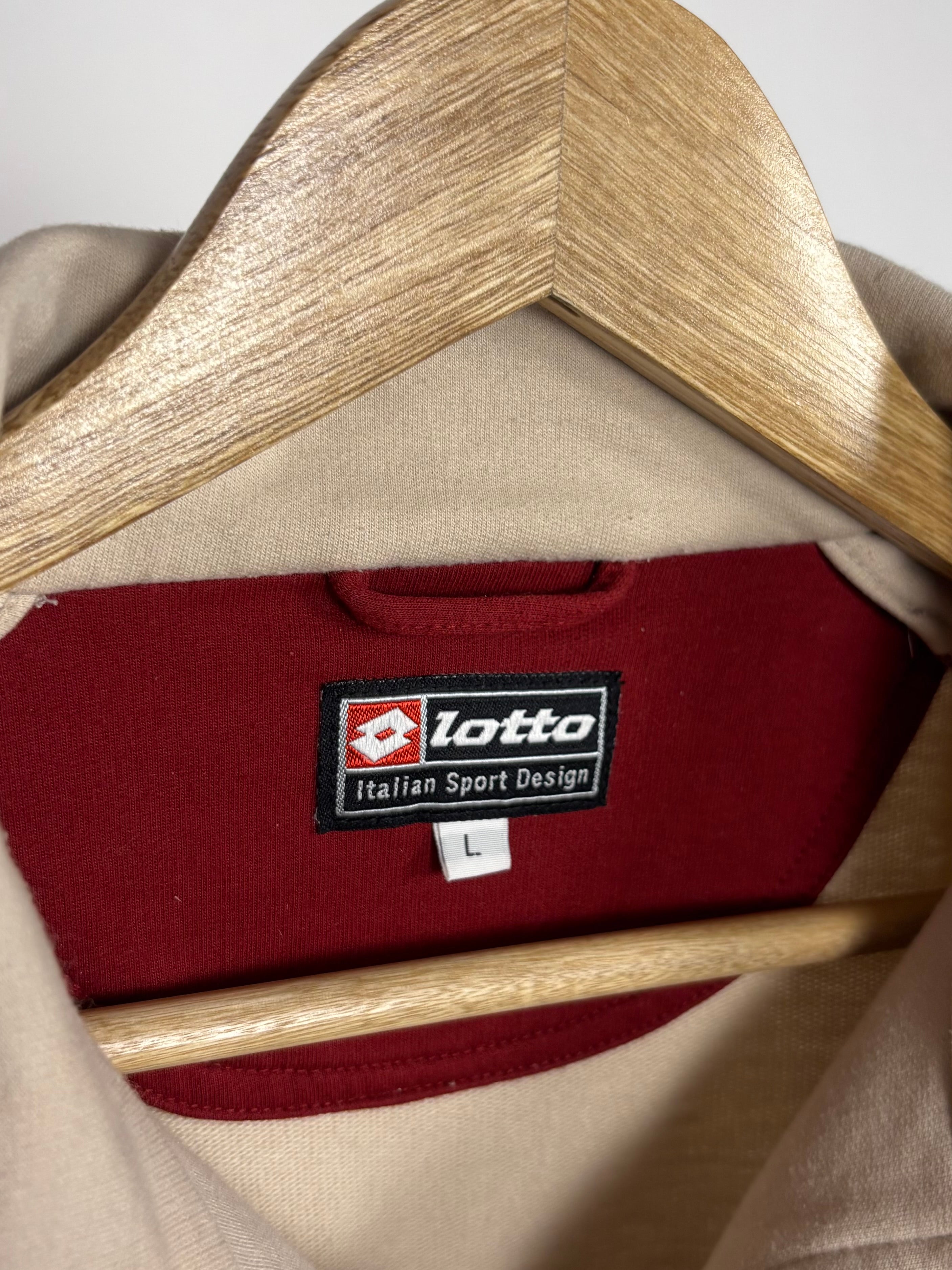 Tuta Vintage Lotto primi anni 00’ - Beige & Borgogna - Taglia L