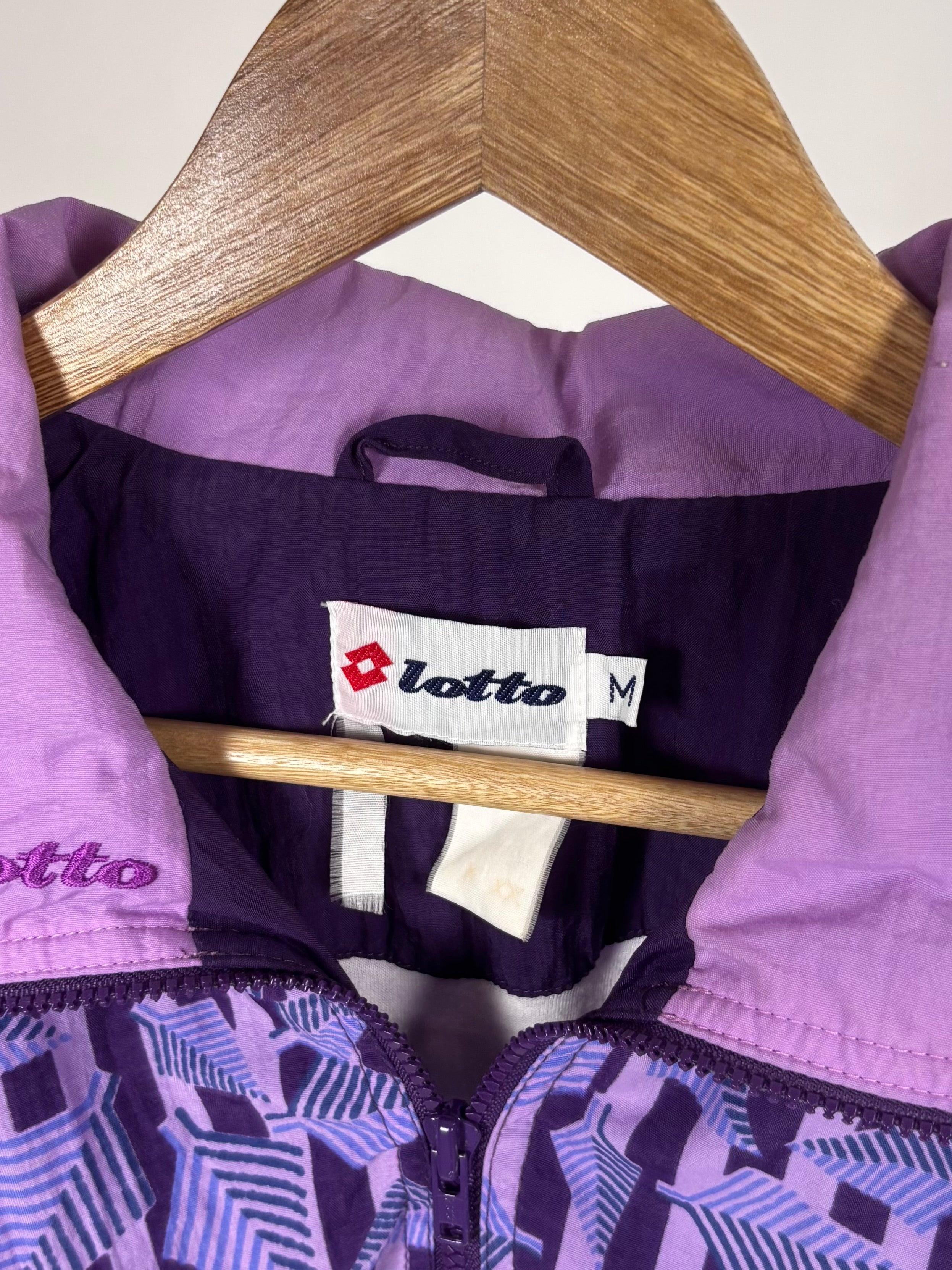 Giacca Vintage Lotto Anni '90 Viola - Taglia M