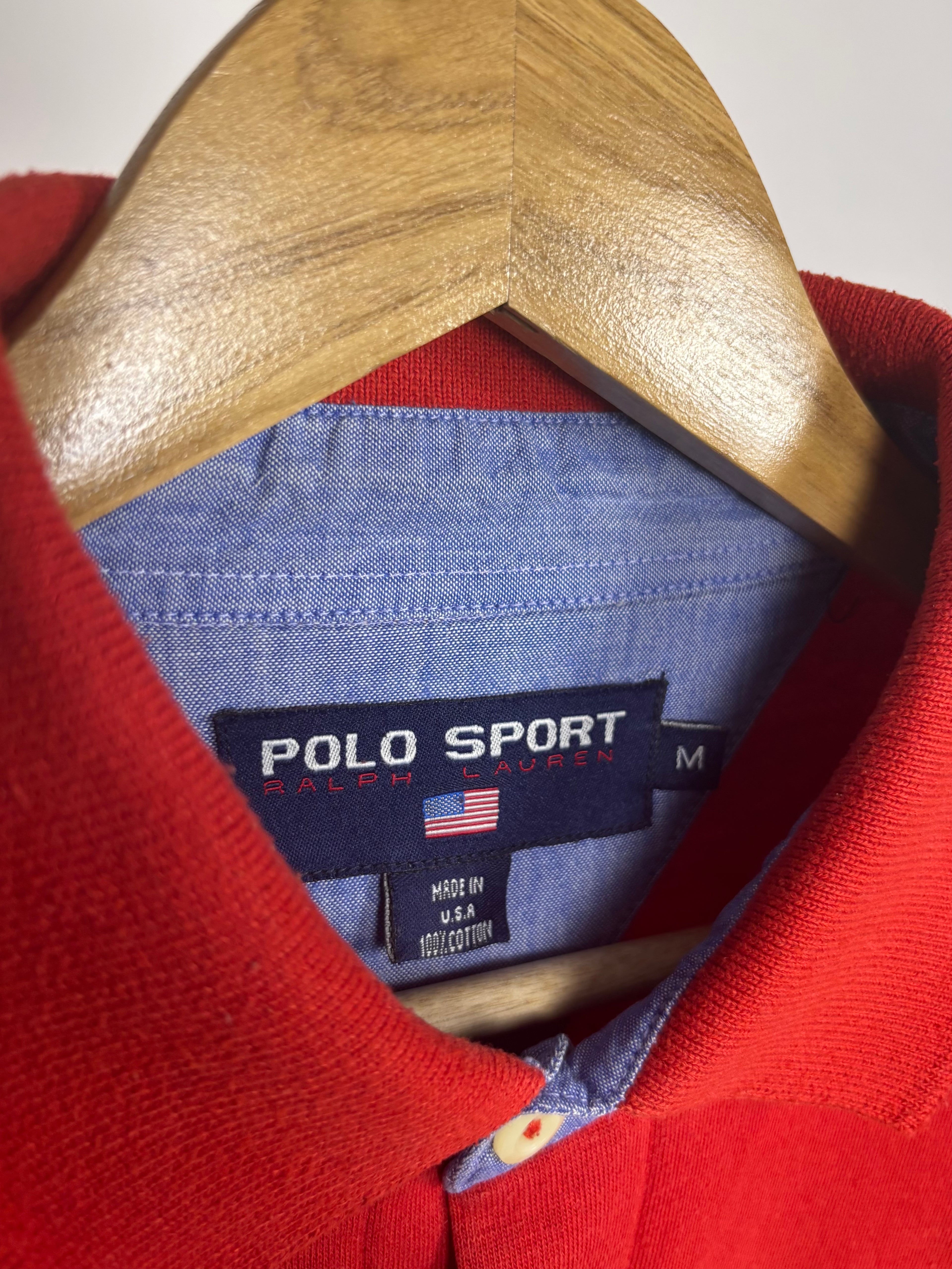 Felpa Polo Sport Ralph Lauren anni ‘90 Made in USA - Taglia M