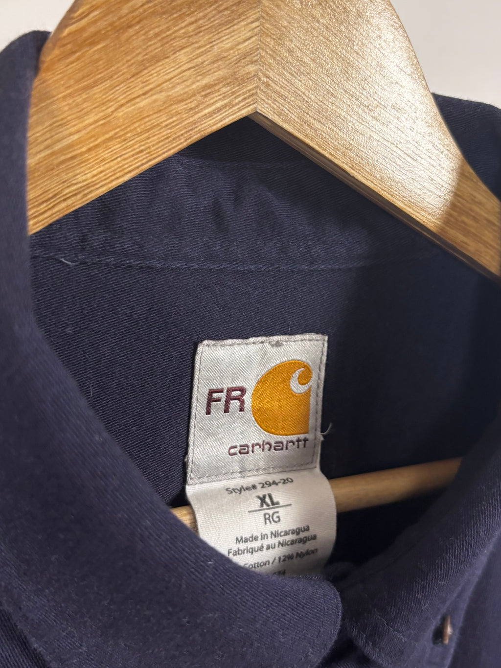 Camicia da Lavoro Carhartt Blu Navy - Taglia XL