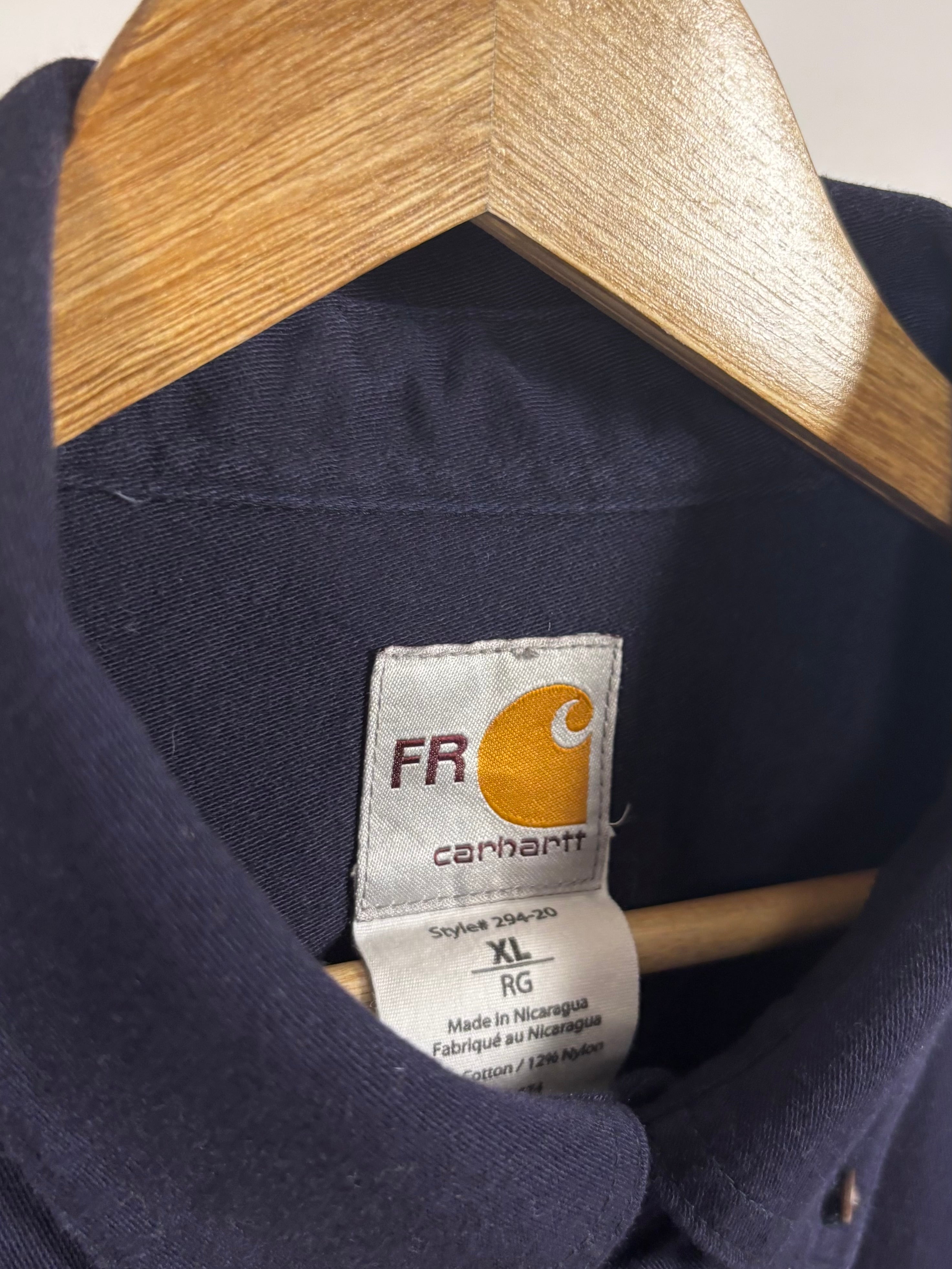 Camicia da Lavoro Carhartt Blu Navy - Taglia XL