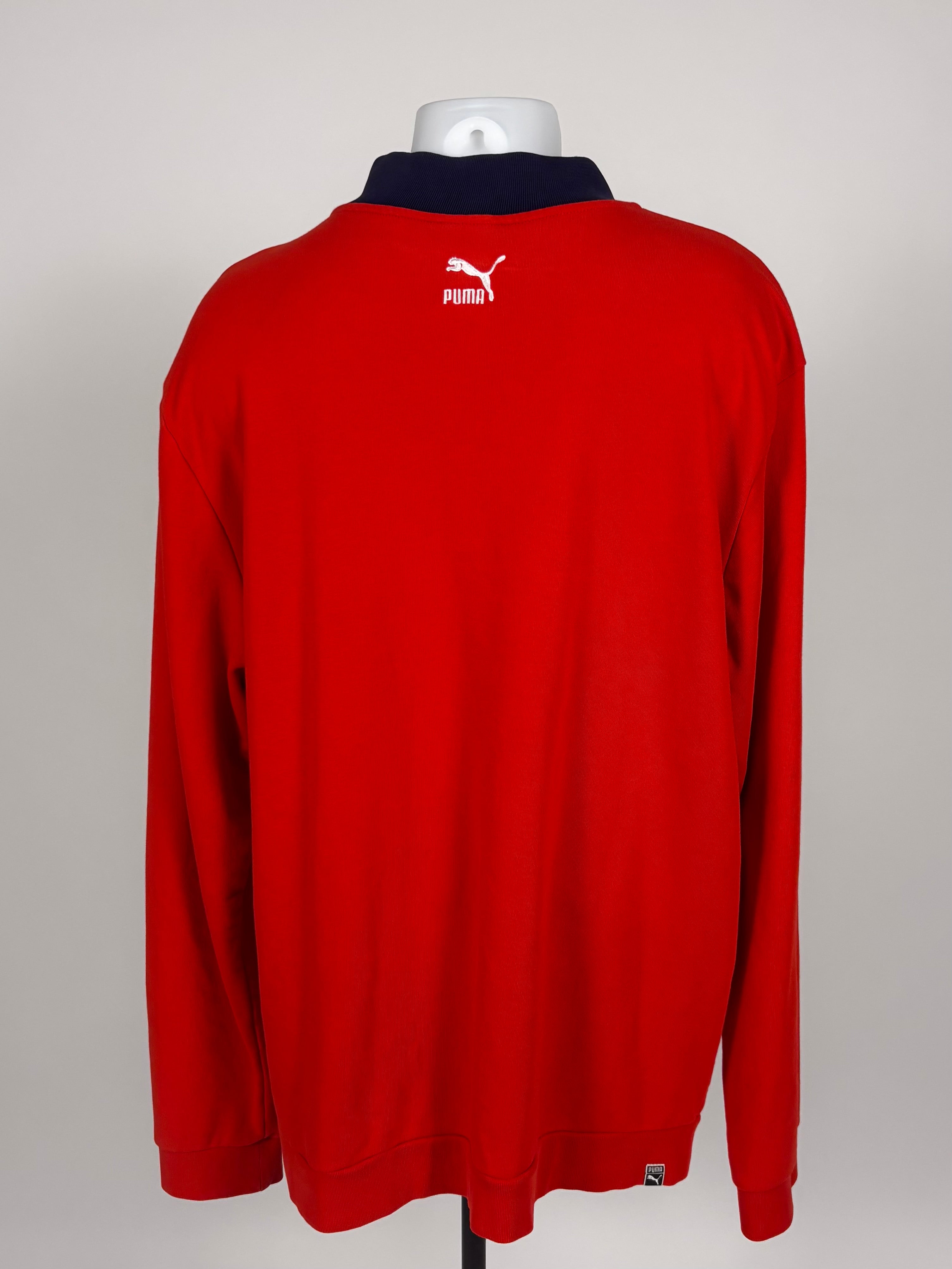 Felpa PUMA Rosso/Blu Scuro - Taglia XXL