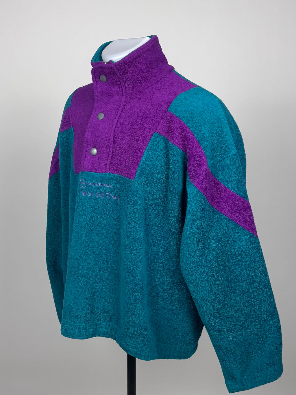 Fleece Vintage Sergio Tacchini anni '80/'90 – Made in Italy – Taglia XL