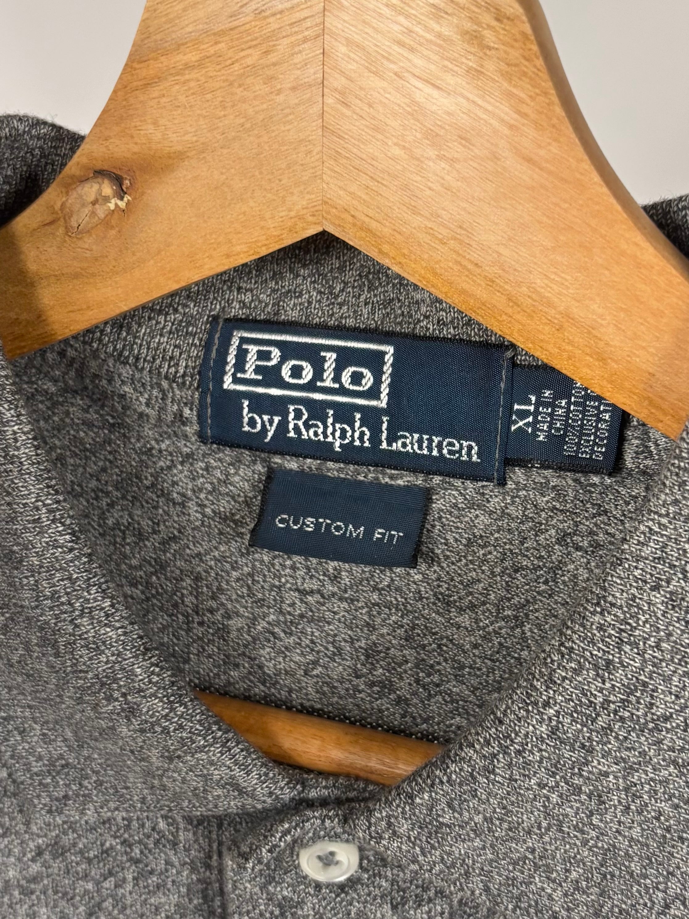 Polo Ralph Lauren Custom Fit grigia - Taglia XL