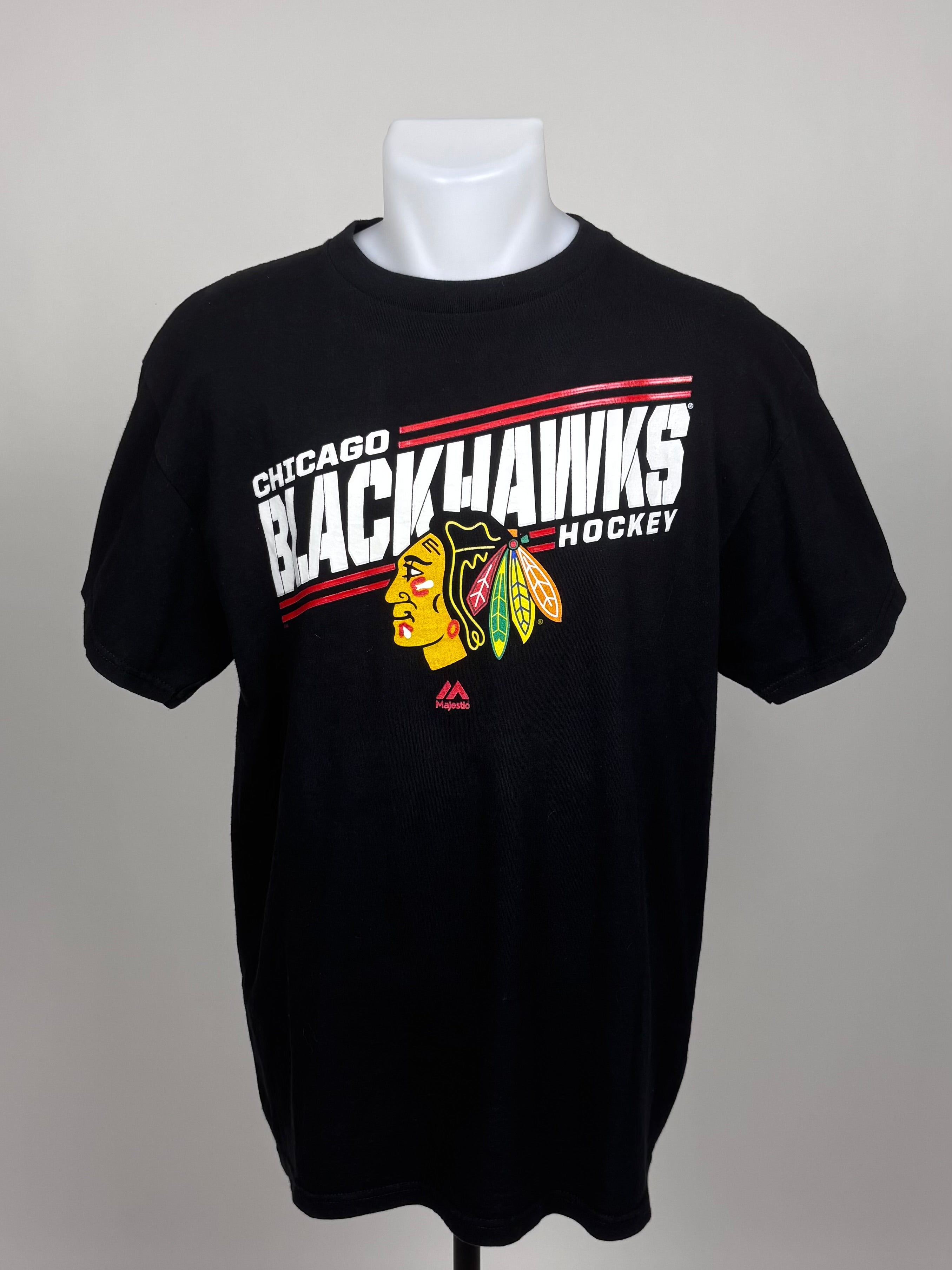 T-Shirt Vintage Chicago Blackhawks Majestic - Taglia L