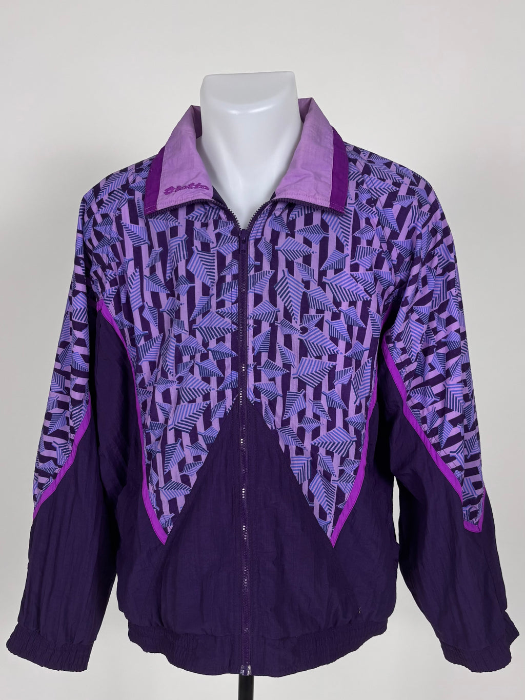 Giacca Vintage Lotto Anni '90 Viola - Taglia M