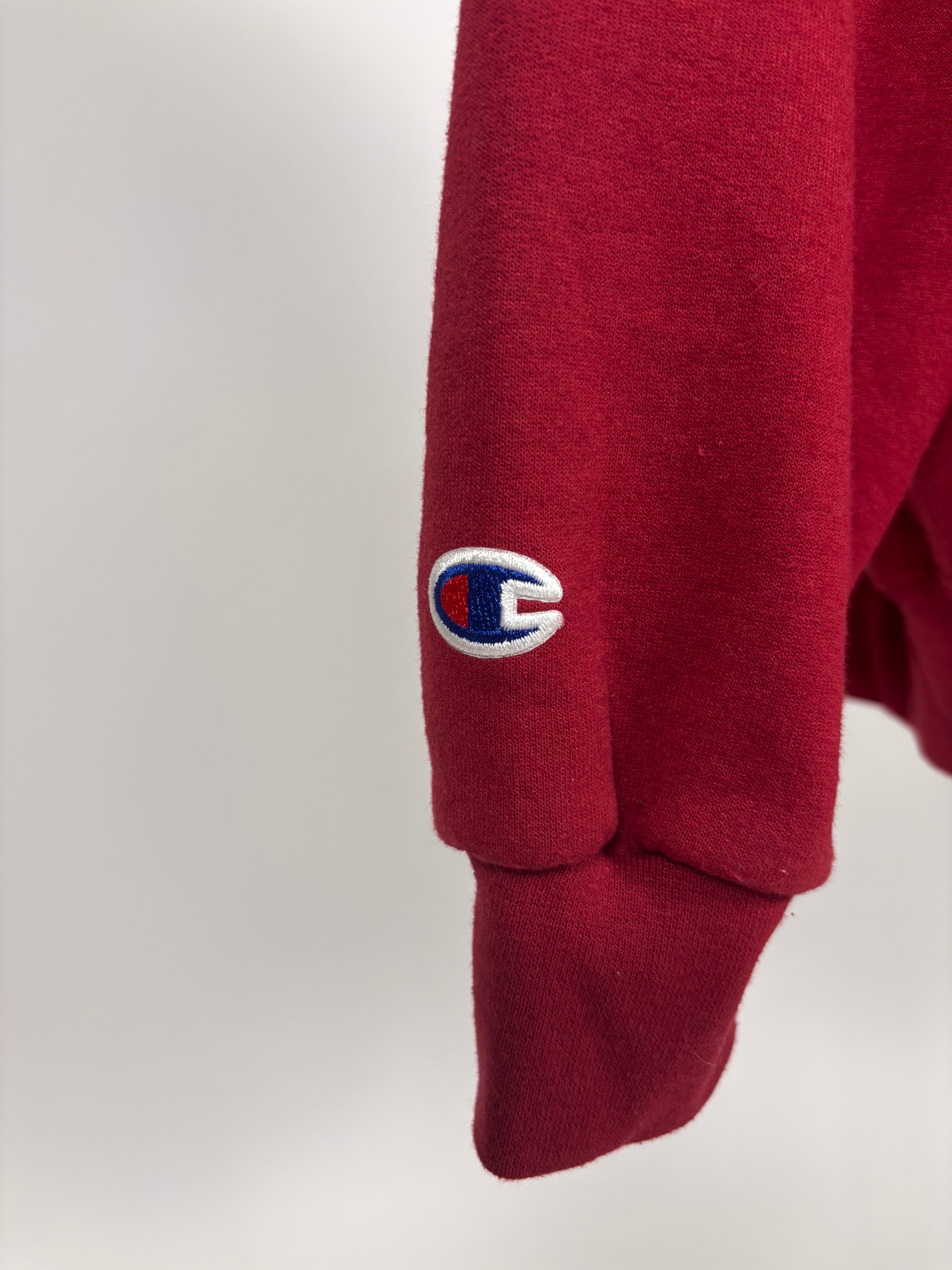 Felpa Champion Y2K "Saint Joseph's Hawks" Rossa - Taglia XXL