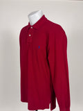 Polo Ralph Lauren Vintage a maniche lunghe rosso - Taglia M