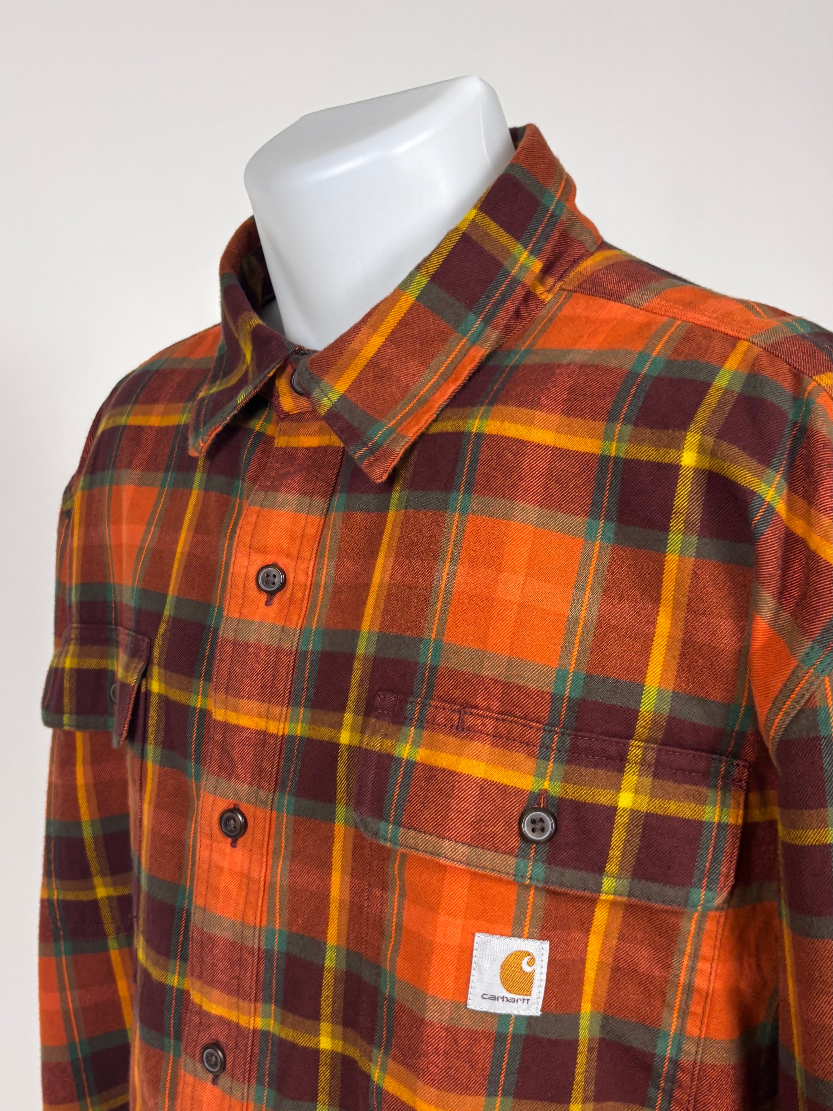 Camicia a quadri in flanella Carhartt Loose Fit - Taglia XL