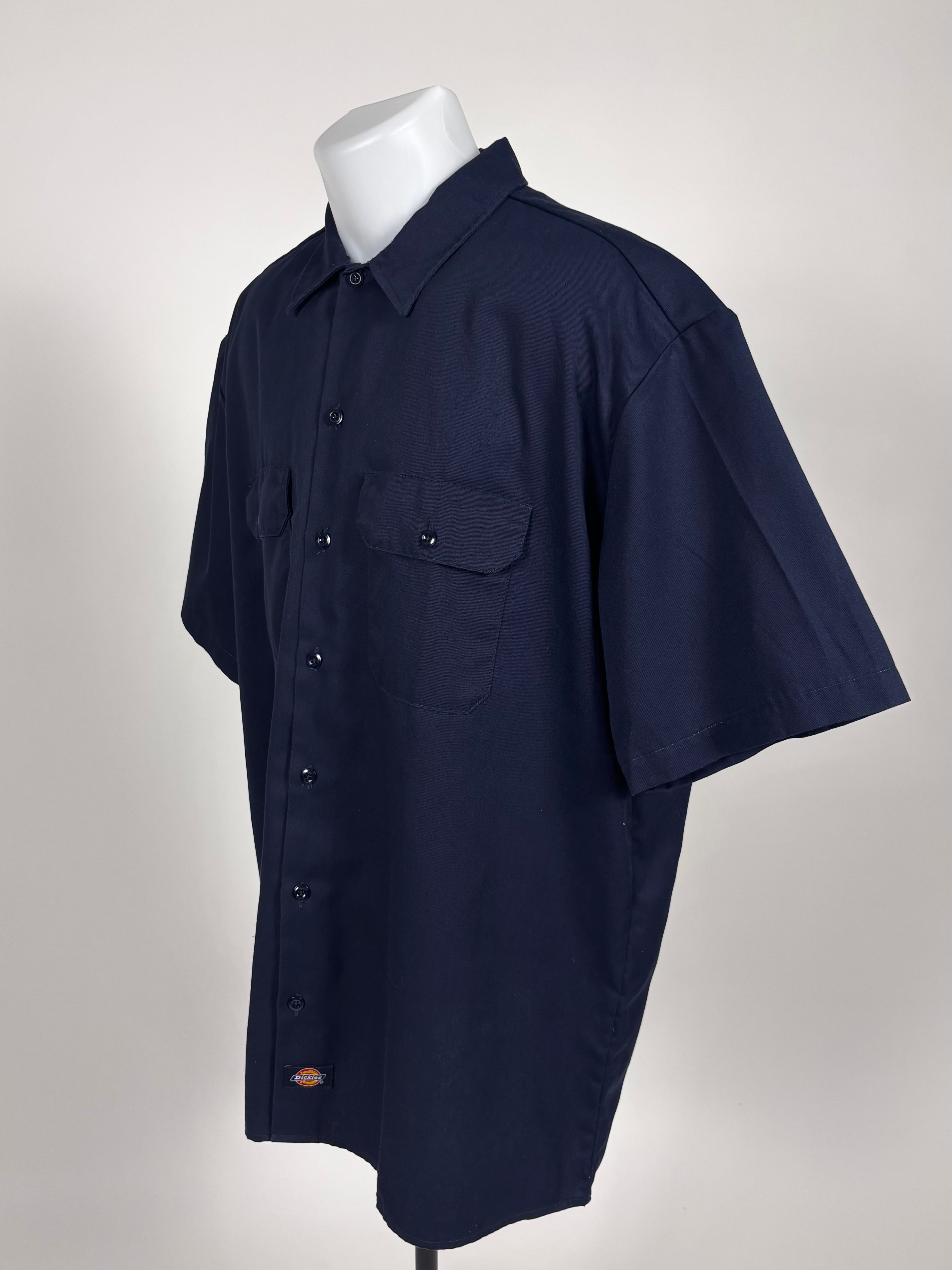 Camicia Dickies a Manica Corte  Blu Navy - Taglia XL