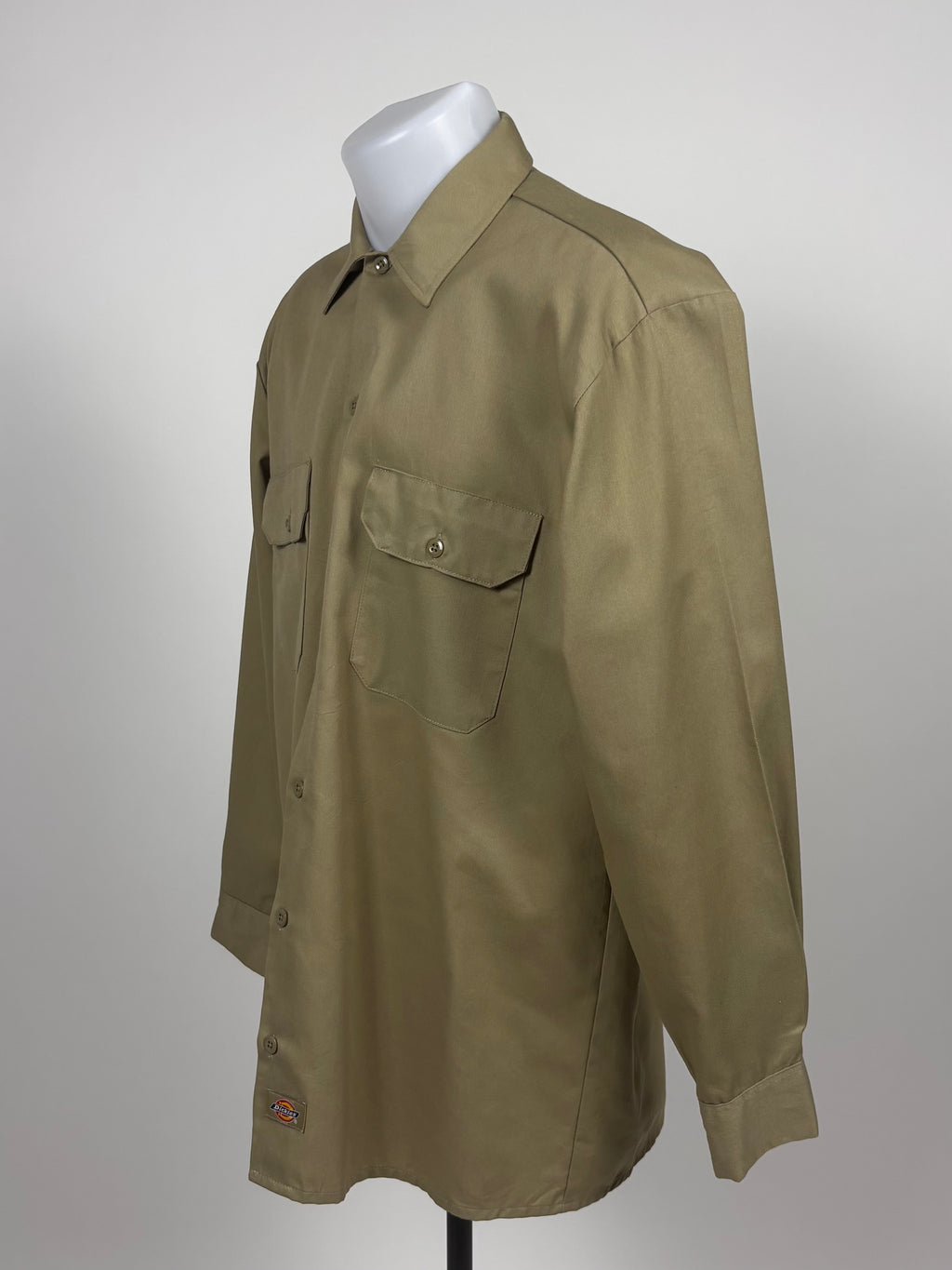 Camicia Dickies a Maniche Lunghe Beige - Taglia M