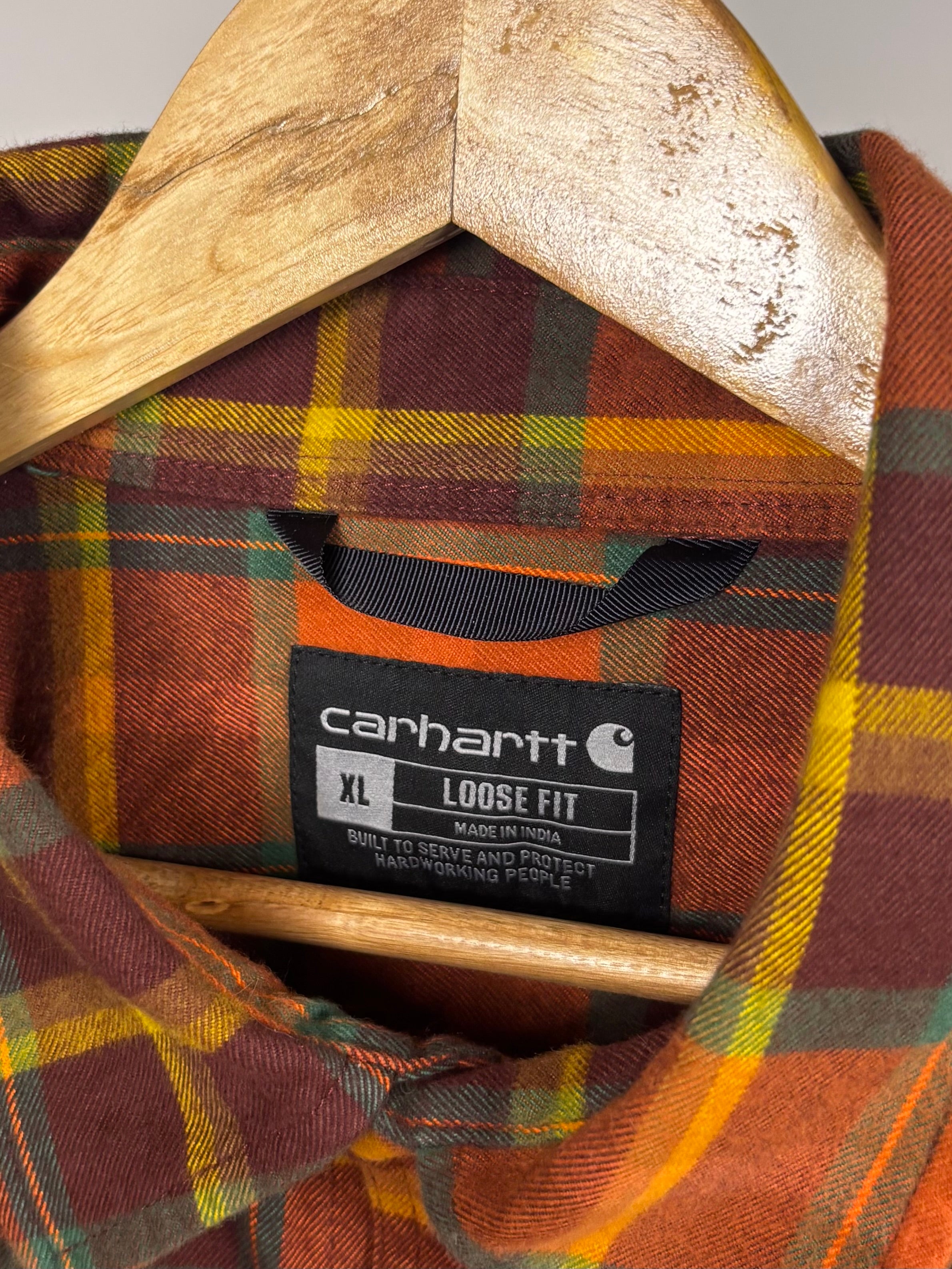 Camicia a quadri in flanella Carhartt Loose Fit - Taglia XL
