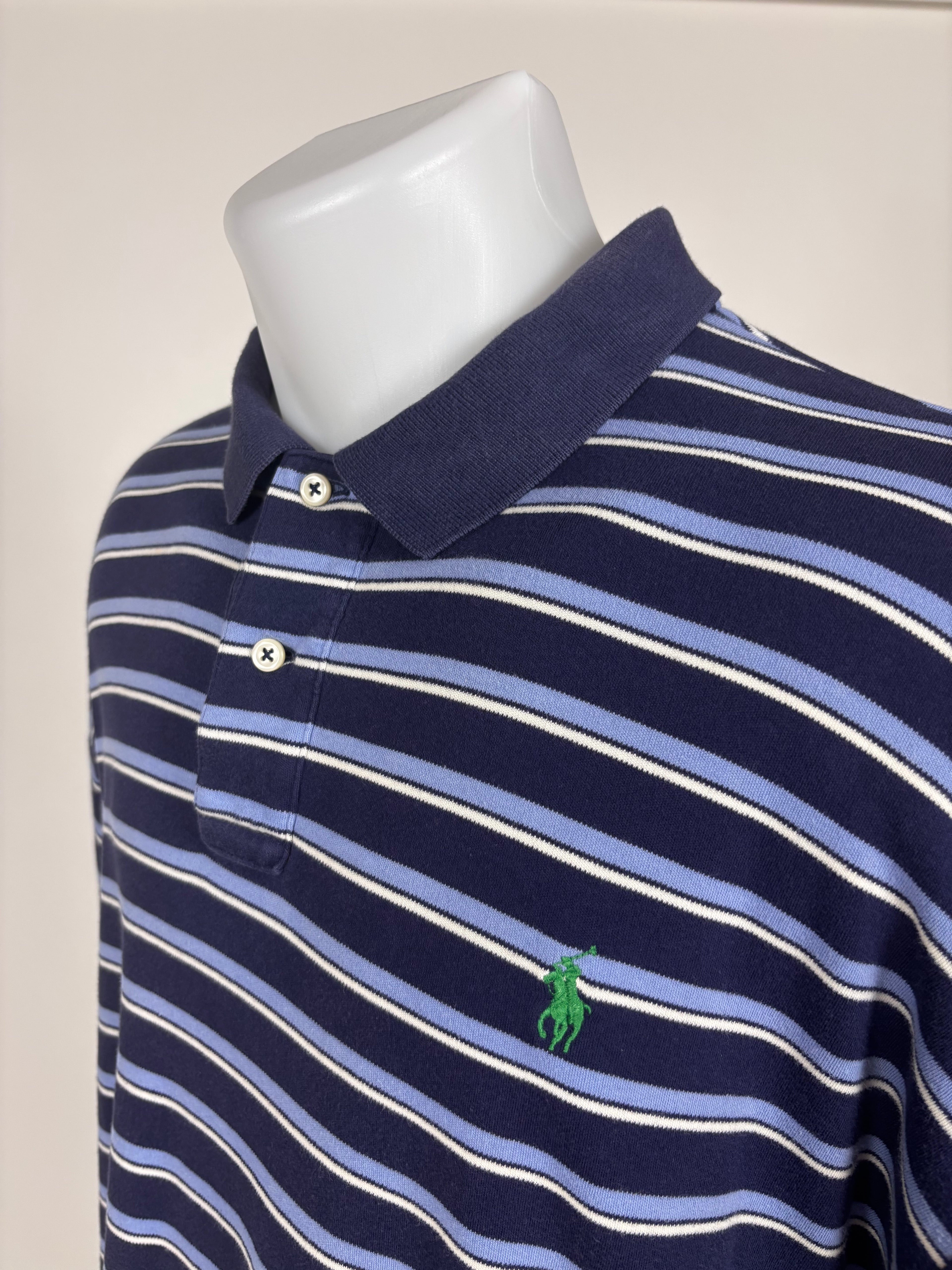 Polo Ralph Lauren Vintage a Righe - Taglia XXL