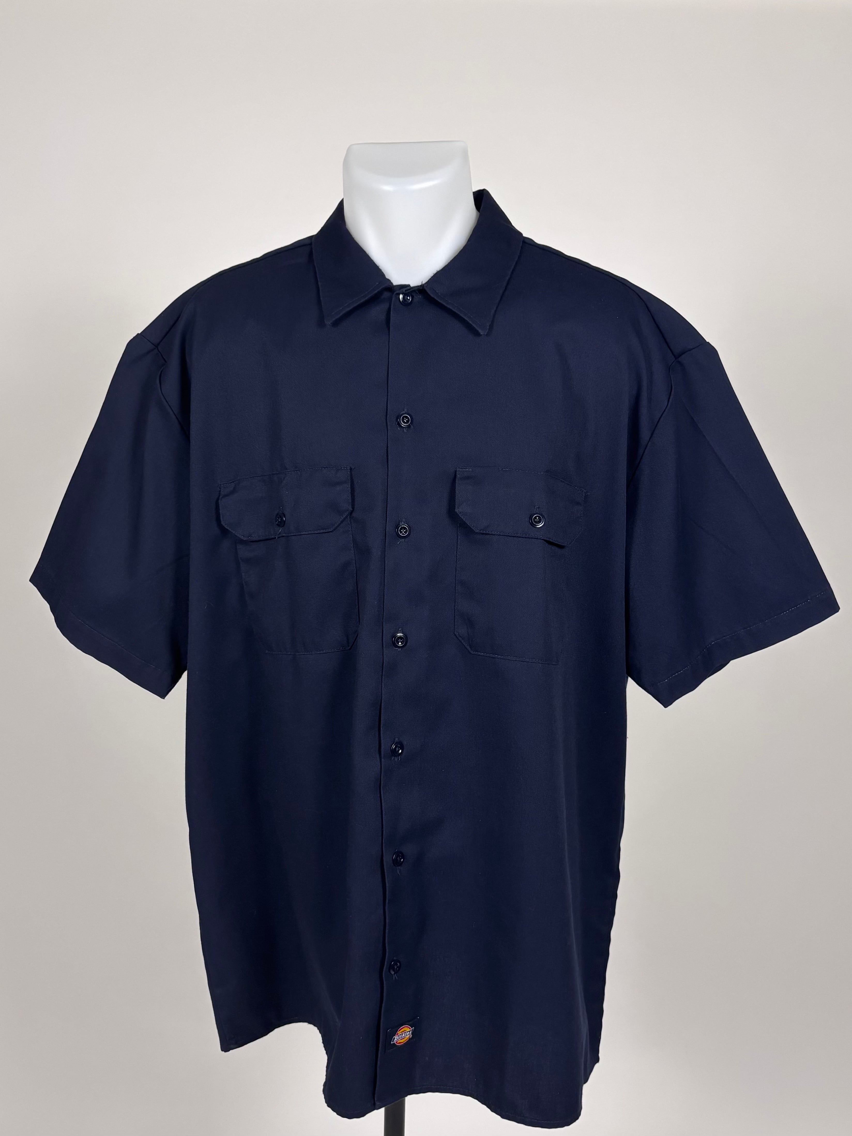 Camicia Dickies a Manica Corte  Blu Navy - Taglia XL