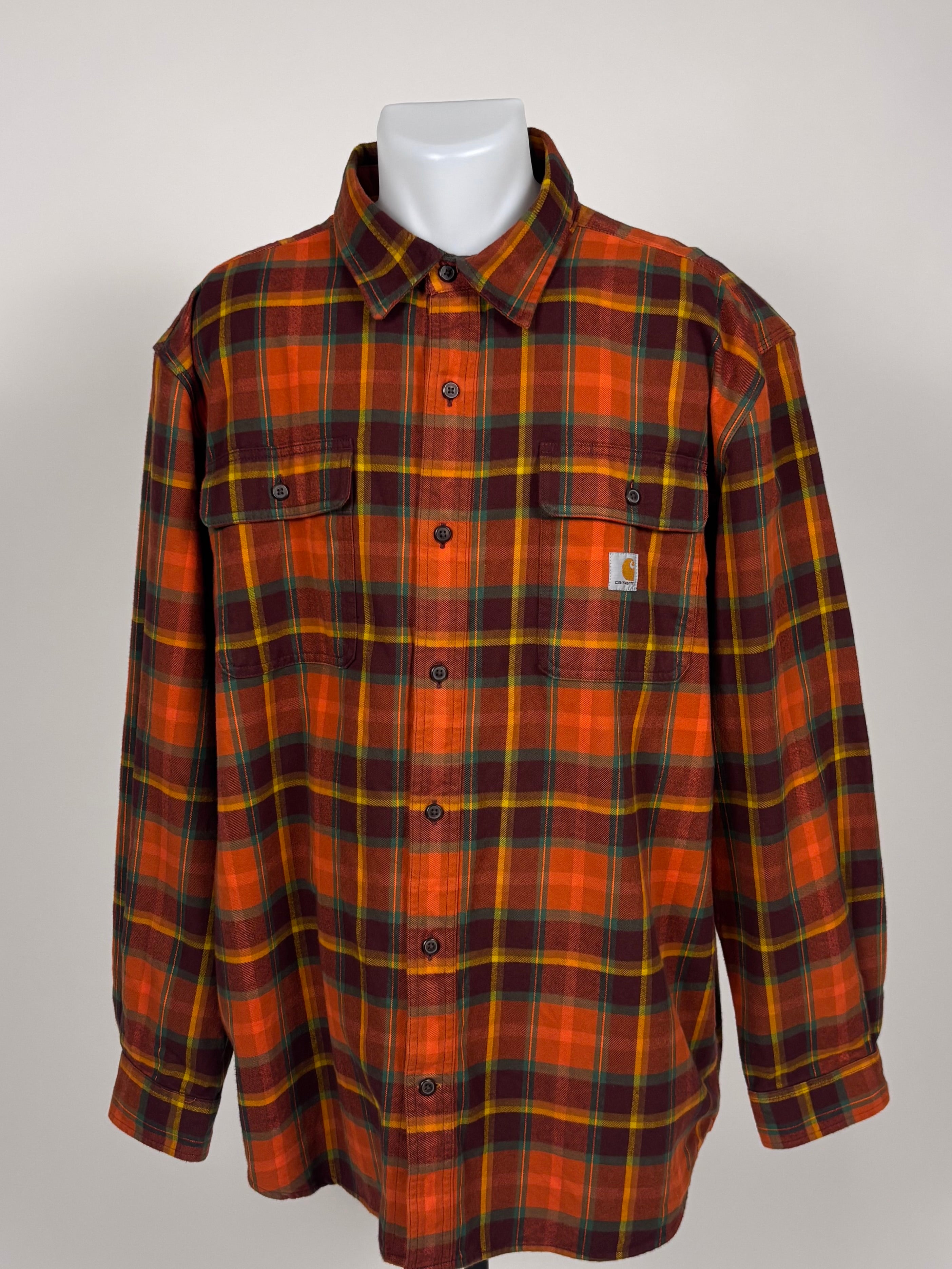 Camicia a quadri in flanella Carhartt Loose Fit - Taglia XL