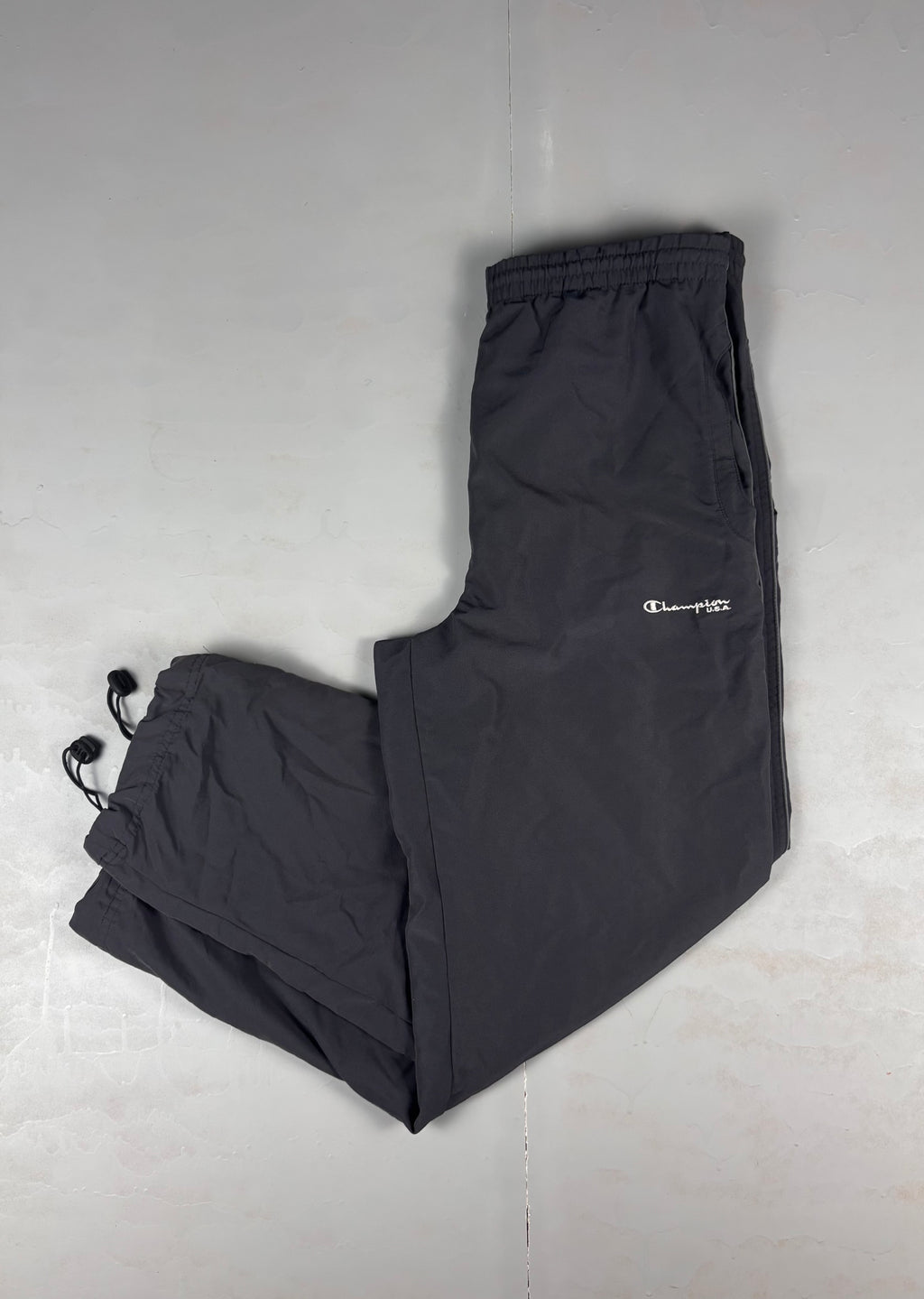 Pantaloni Track Vintage Champion primi anni ‘00 grigio scuro - Taglia M