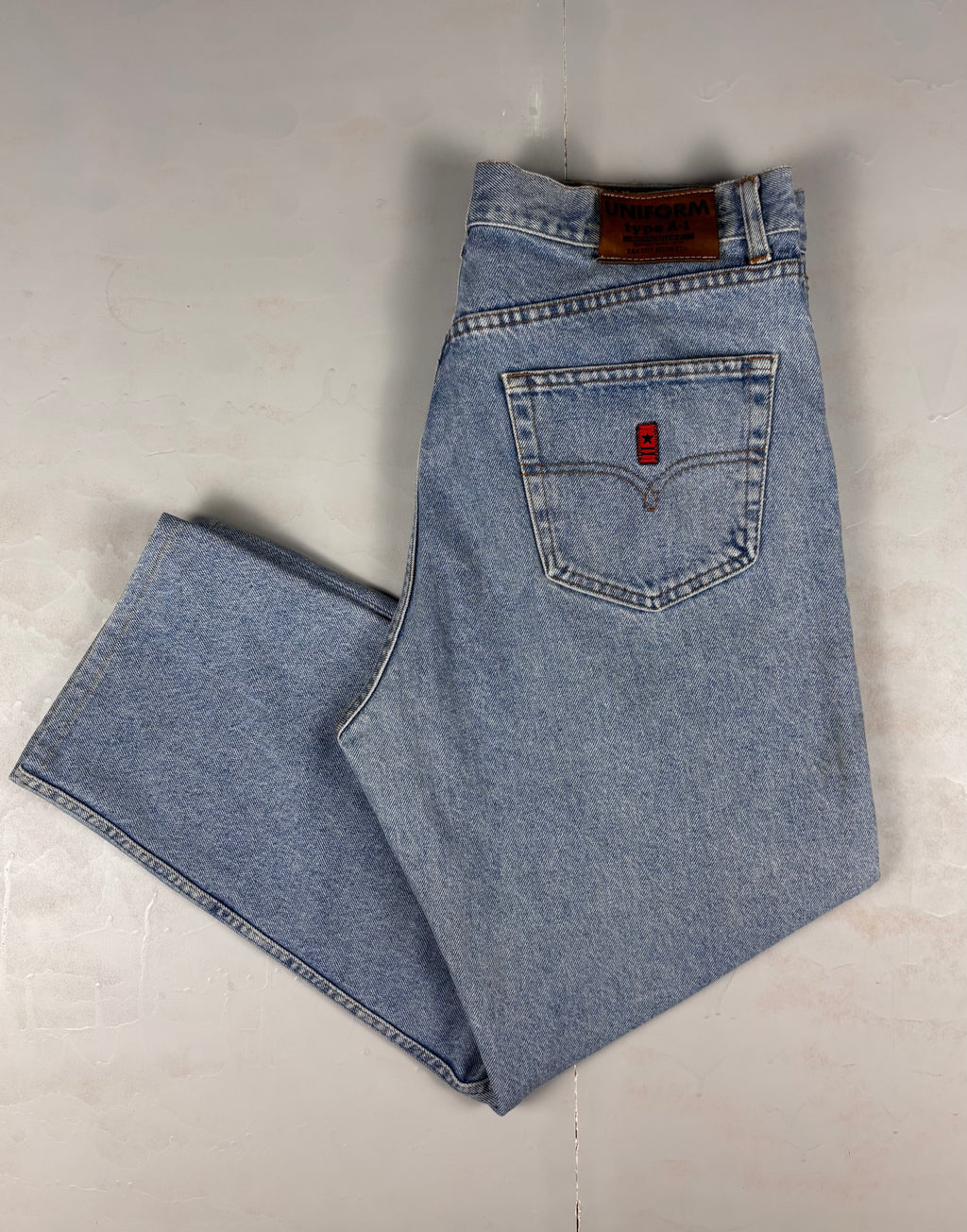 Jeans Vintage Uniform Type A-1 anni 90’ Made in Italy - Taglia 38