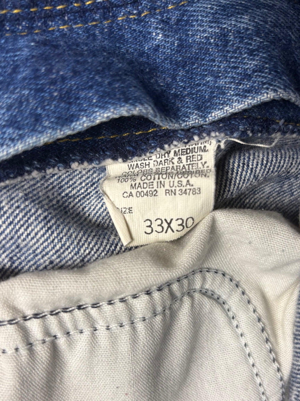 Shorts in Denim Lee Vintage Made in U.S.A. – Taglia 33 x 30