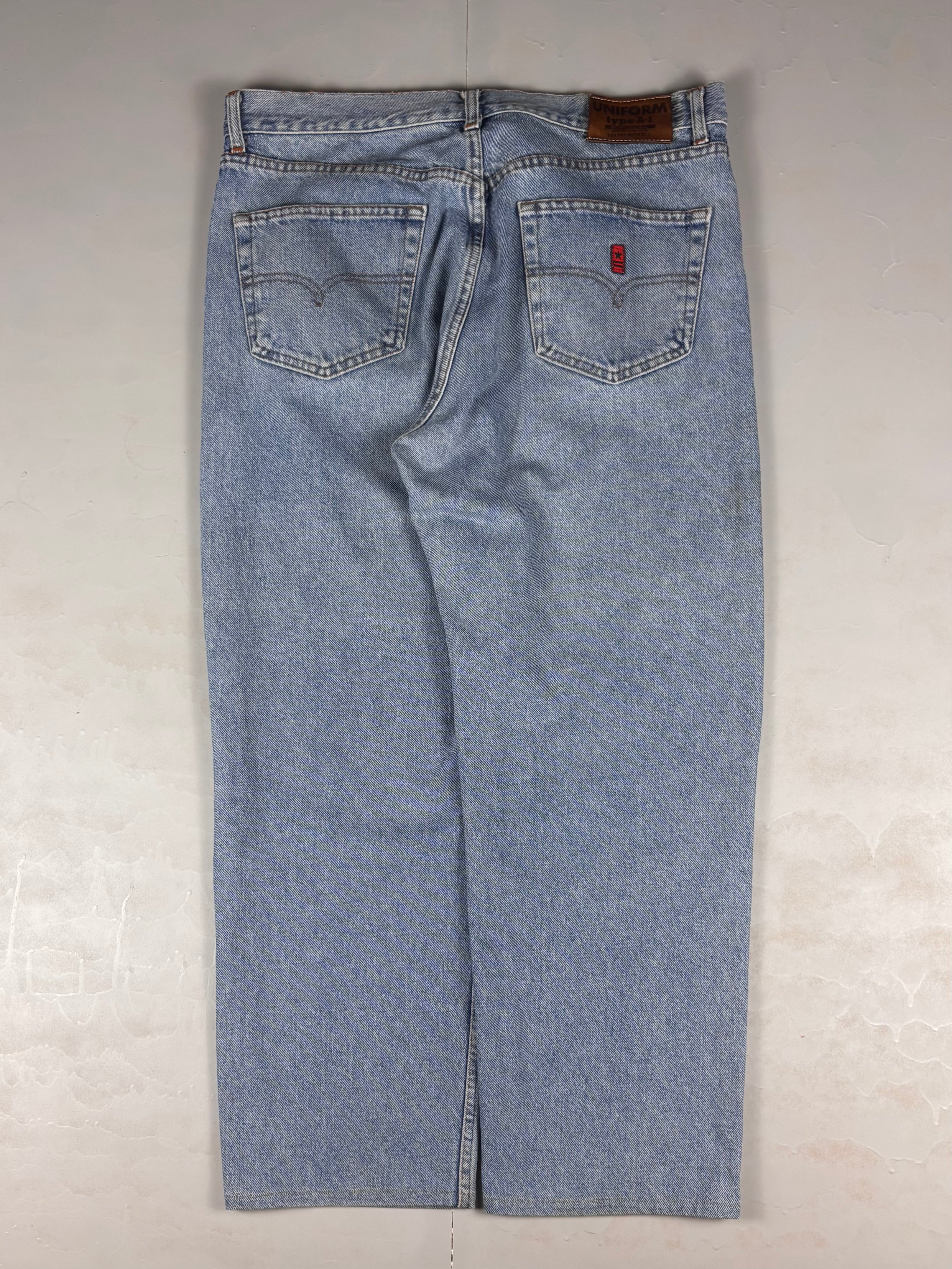 Jeans Vintage Uniform Type A-1 anni 90’ Made in Italy - Taglia 38