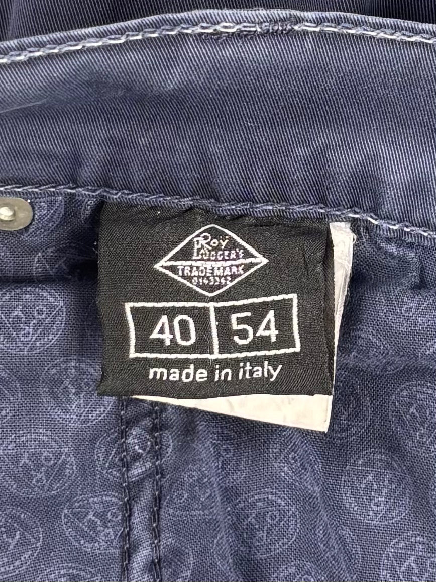 Pantaloni Chino Roy Roger's Blu Scuro - Taglia 40/54