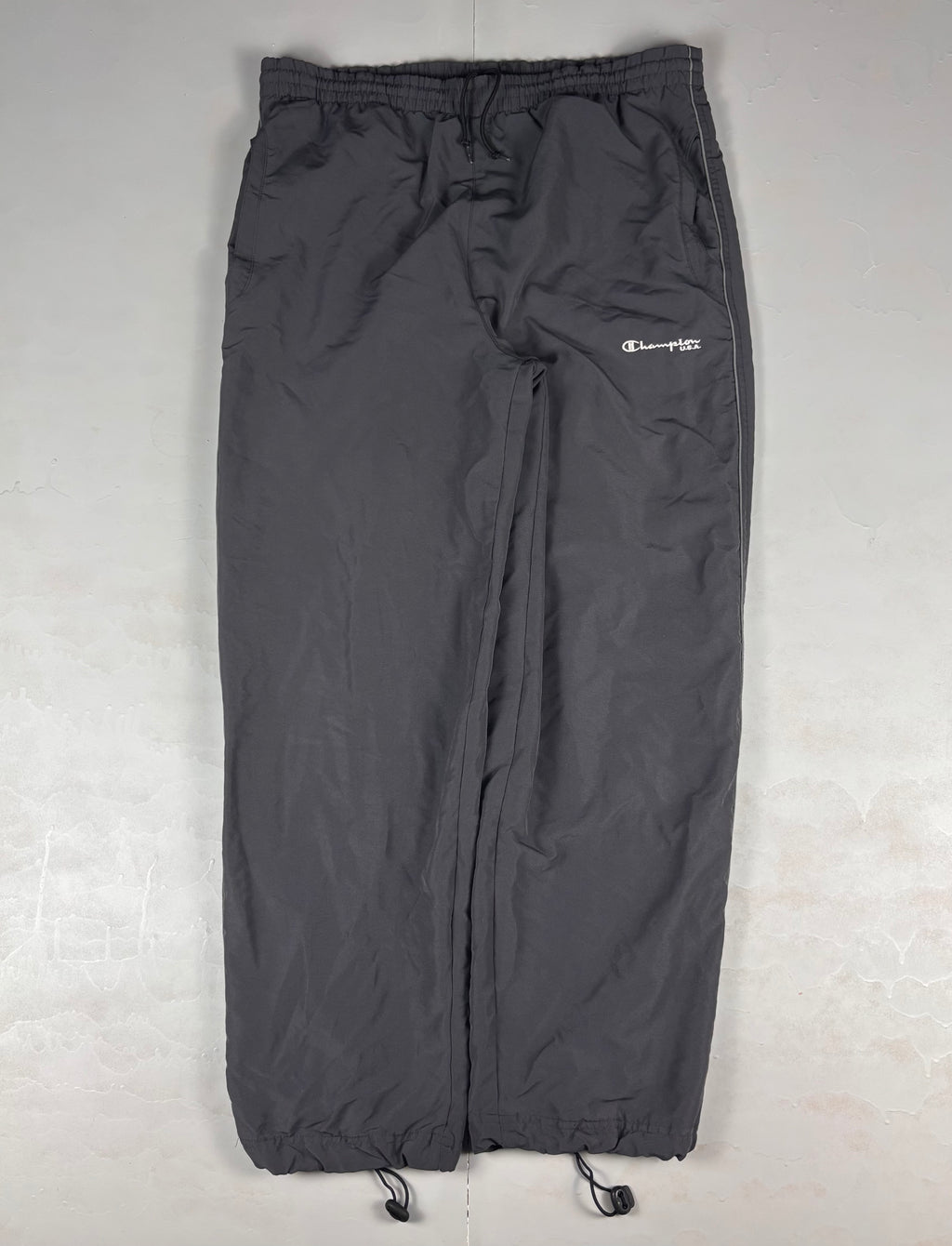 Pantaloni Track Vintage Champion primi anni ‘00 grigio scuro - Taglia M