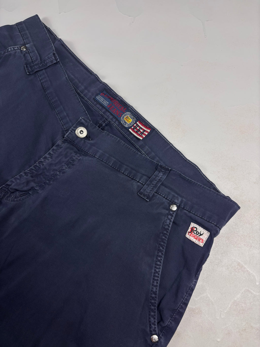 Pantaloni Chino Roy Roger's Blu Scuro - Taglia 40/54