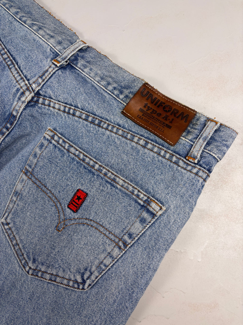 Jeans Vintage Uniform Type A-1 anni 90’ Made in Italy - Taglia 38