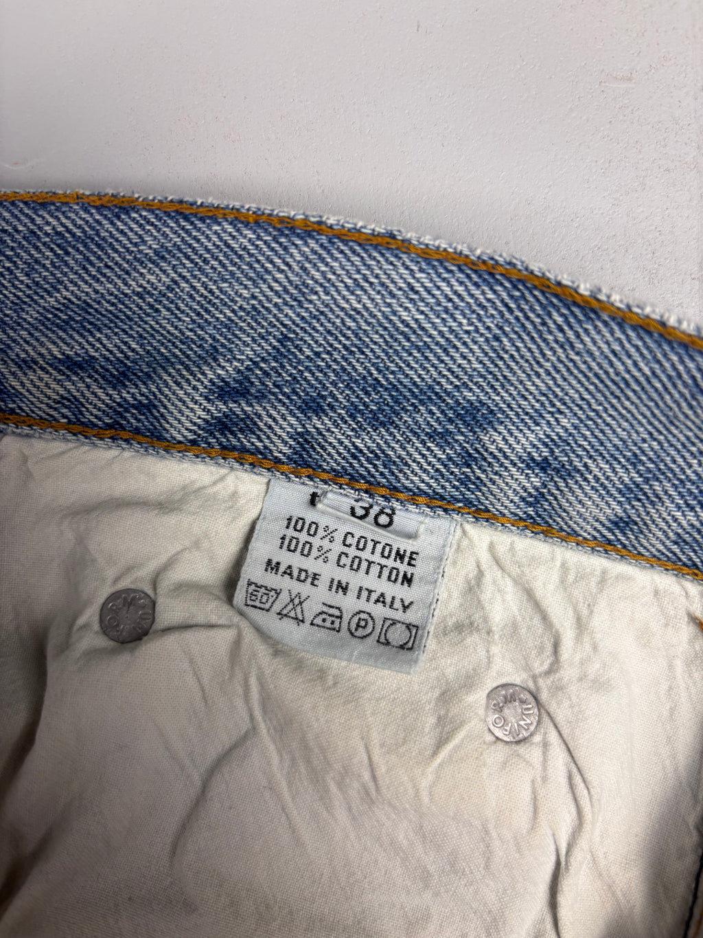 Jeans Vintage Uniform Type A-1 anni 90’ Made in Italy - Taglia 38